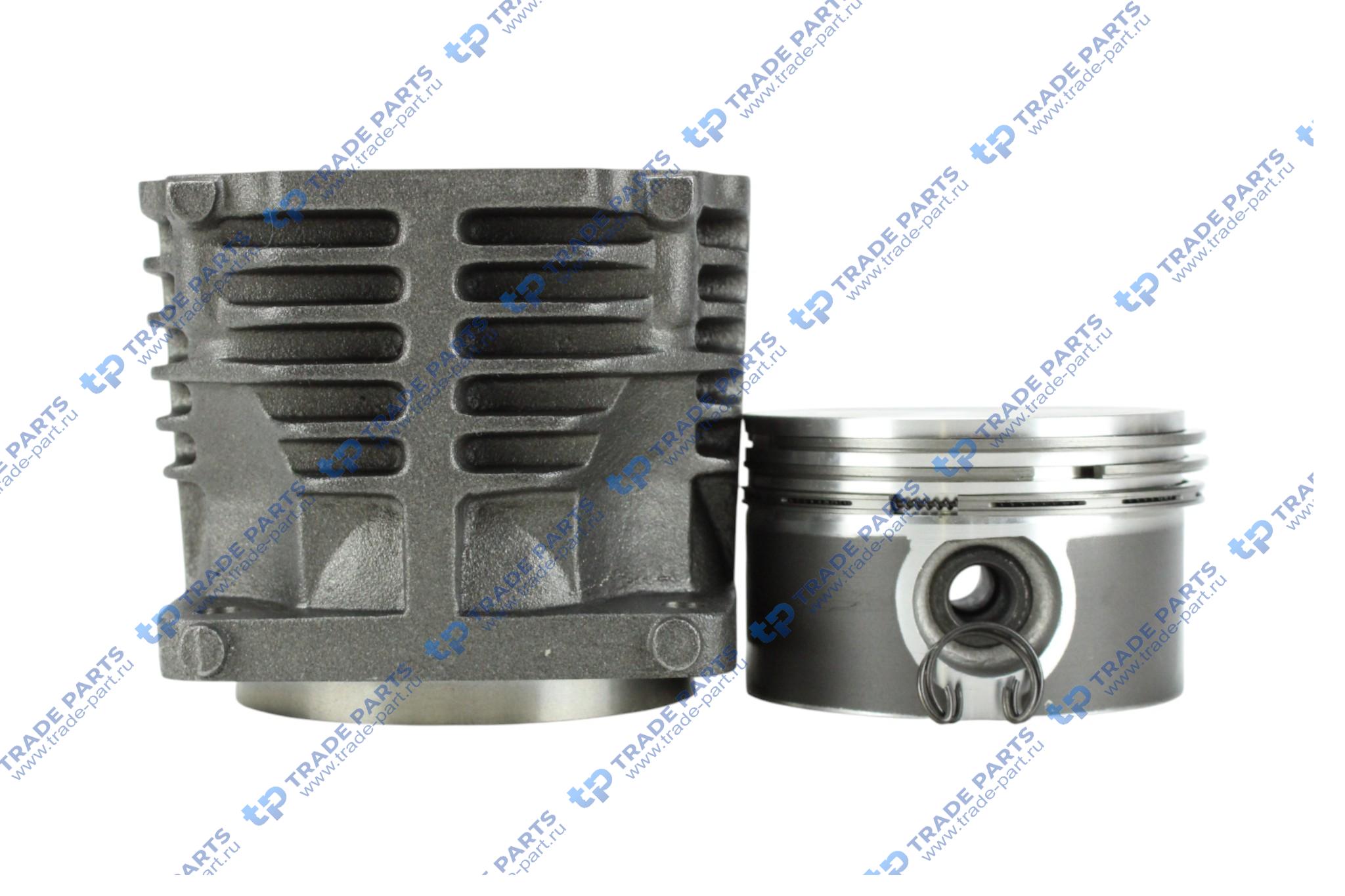 Реальная фотография ремкомплект компрессора(d=90 возд. охл. (гильза+поршень)) mb ом401,421,441 man