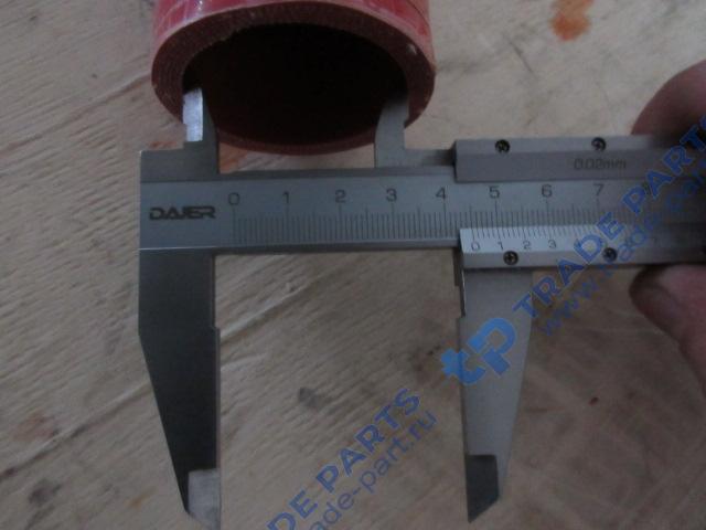 Реальная фотография патрубок радиатора 02637/lg953 длина 850 диаметр 45 внутр