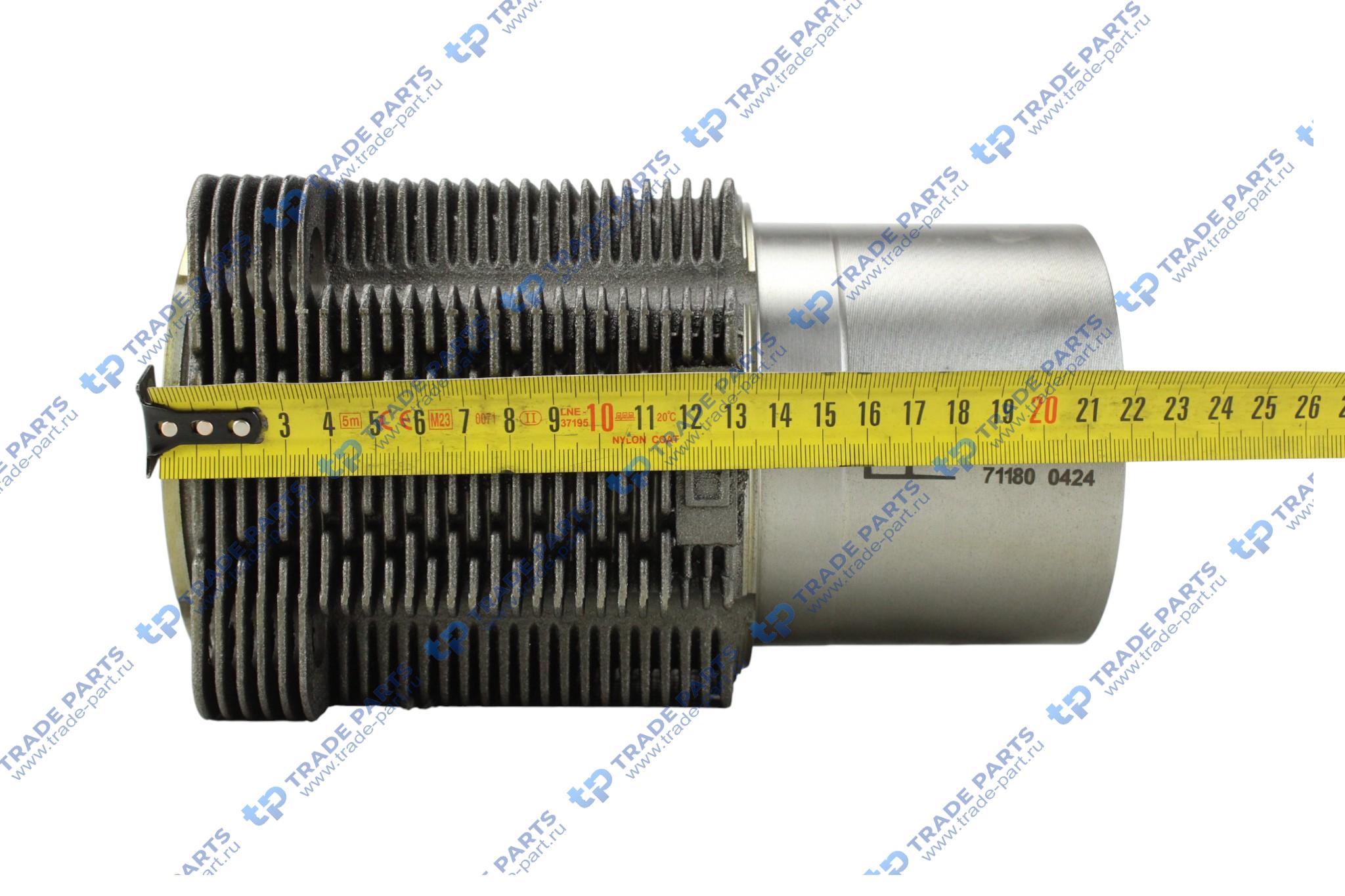 Реальная фотография гильза цилиндра с оребрением deutz f4l912w/d d100.0