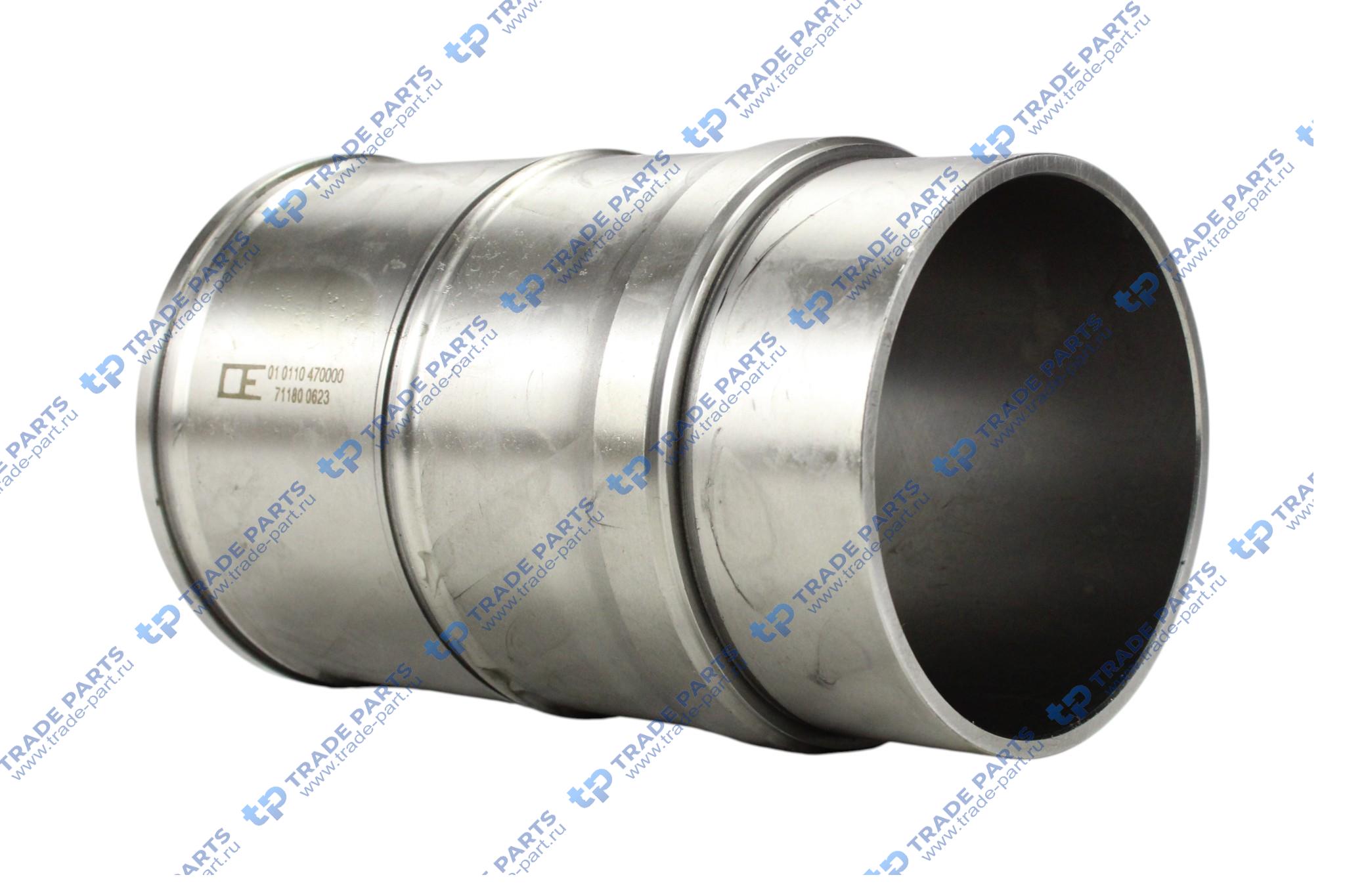 Реальная фотография гильза цилиндра a=135 c=150 l=237 h+f=7 (с упл. кольцами) mb om 470 la с огнеупорным кольцом