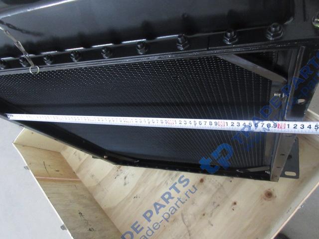 Реальная фотография радиатор водомасляный 700*805*110 d=60 (нижн.) d=45 (верх.) с диффузором