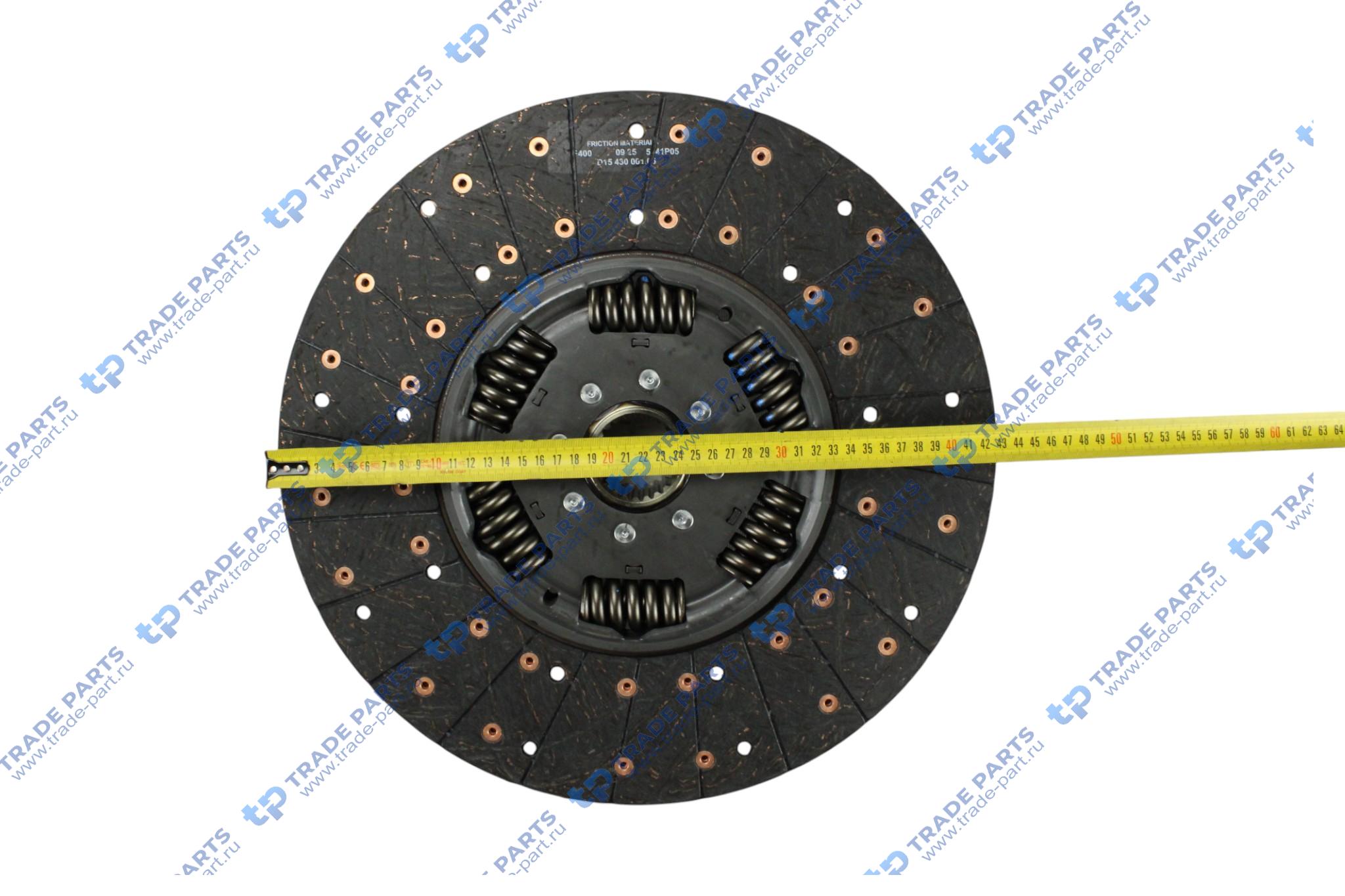 Реальная фотография комплект сцепления scania 3 series 430 mm.