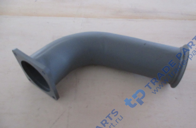 Реальная фотография труба выхлопной системы передняя часть с изгибом faw j6 са3250 качество о