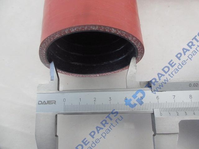 Реальная фотография патрубок радиатора нижний shacman x6000 x3000 d=60 d=75 dz9x259535054