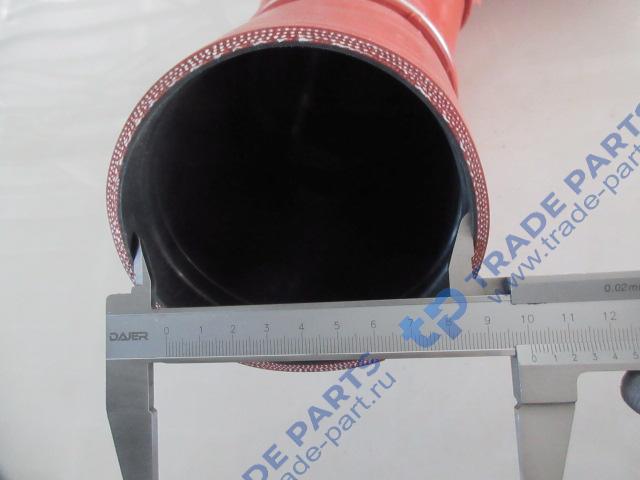 Реальная фотография патрубок интеркулера выпускной shaanxi x6000