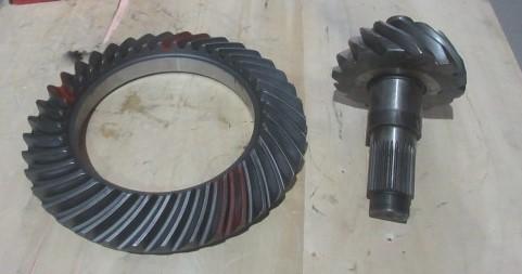 Реальная фотография главная пара редуктора [38/14] i=2,71 для sitrak c7h и howo t5g мост mcp16 качество о