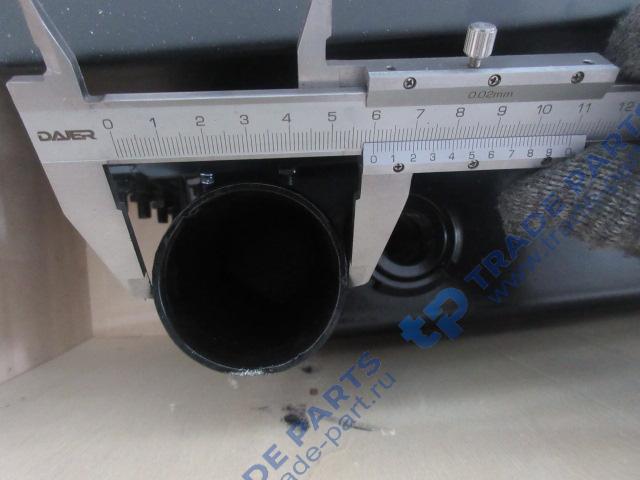 Реальная фотография радиатор водомасляный 700*805*110 d=60 (нижн.) d=45 (верх.) с диффузором