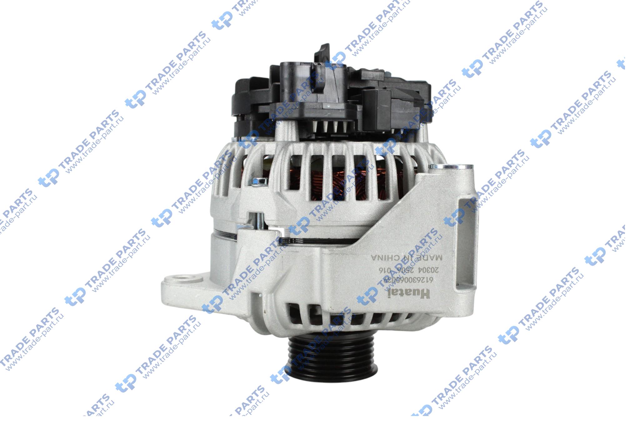 Генератор 28V  80A  6PK SHAANXI X3000  WP12 HUATAI