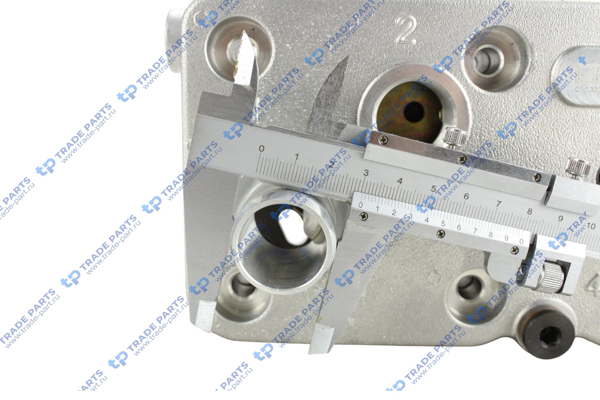 Реальная фотография головка компрессор 2-х цилиндровый  mb m 447 hlag om 457/460 hla/la om 906/926 hla/la