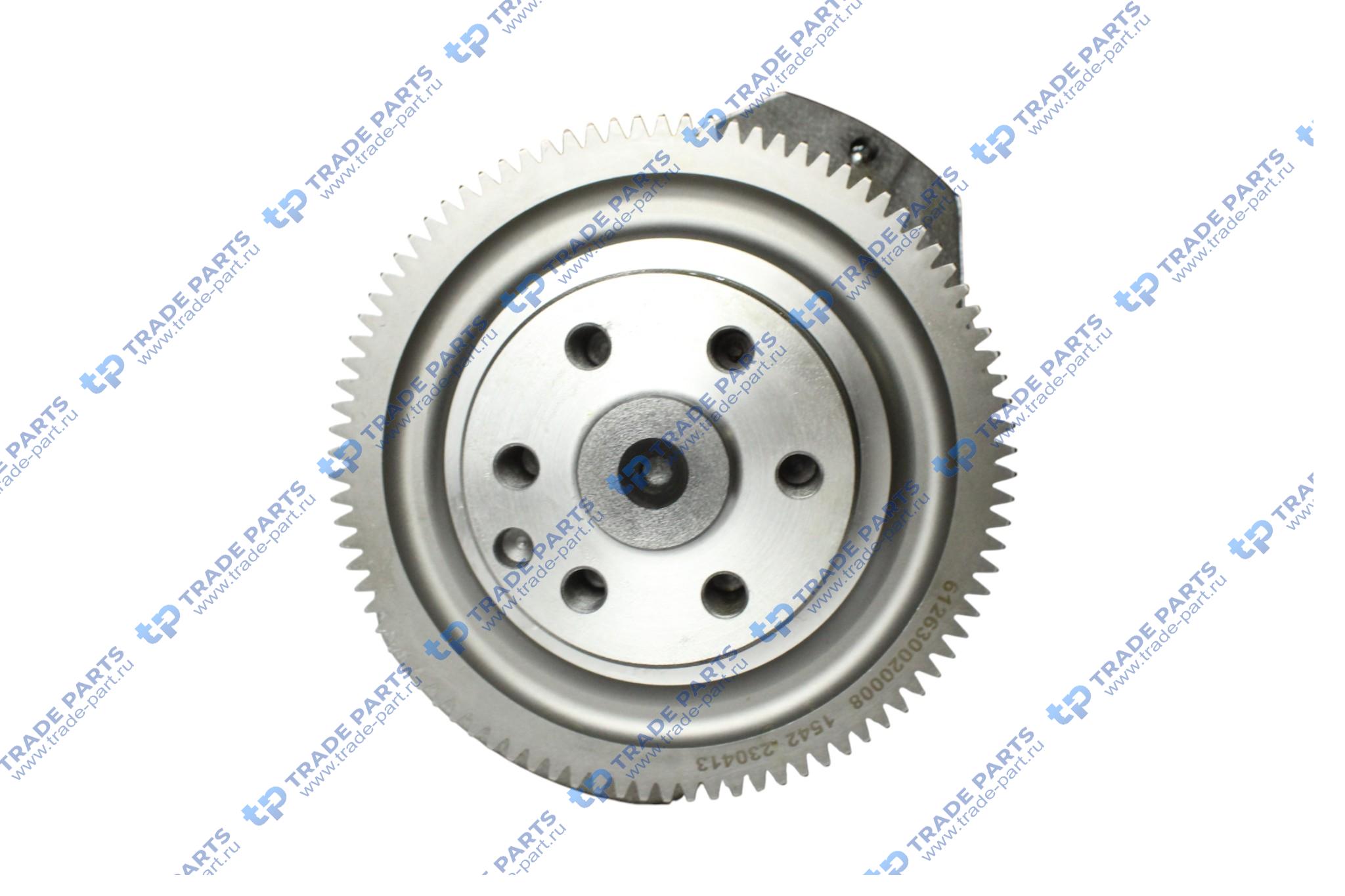 Реальная фотография коленвал в сборе wp12 huatai