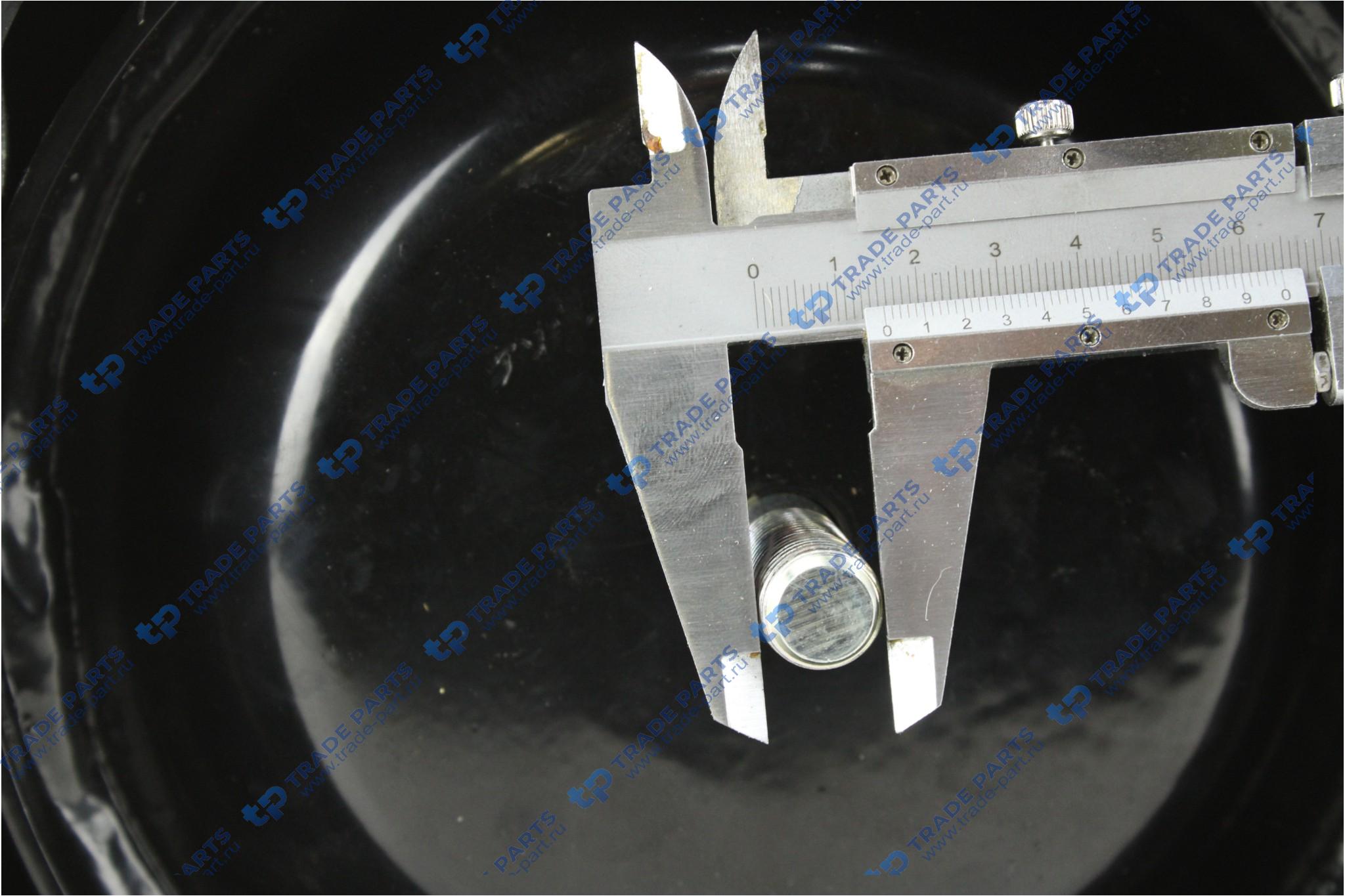 Реальная фотография пневморессора renault (со стаканом) (1шп.m16, 2шп-штуцер m16+m24мм)