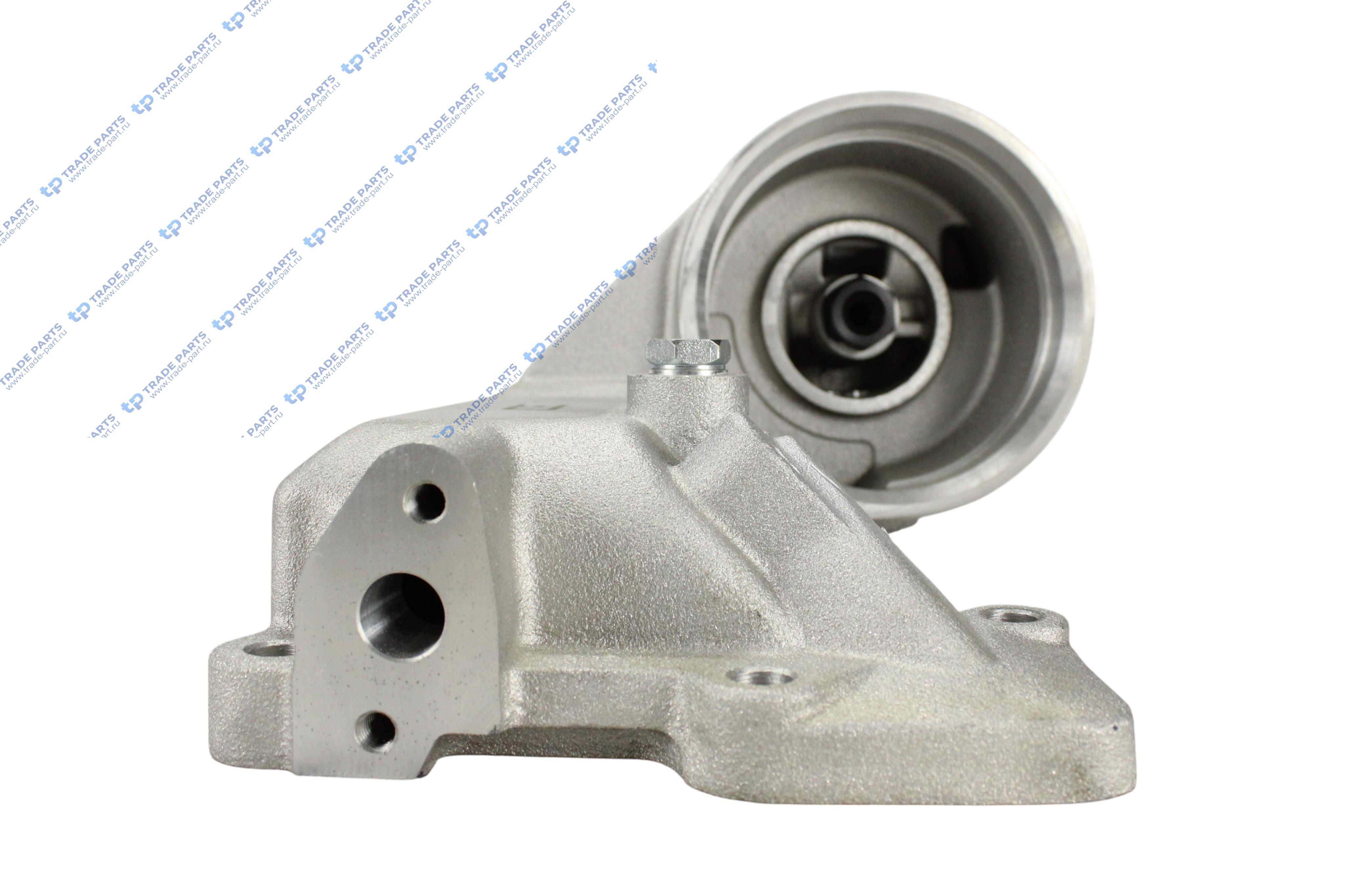 Реальная фотография корпус масляного радиатора mb om401/402/421/422/423/441/442/443