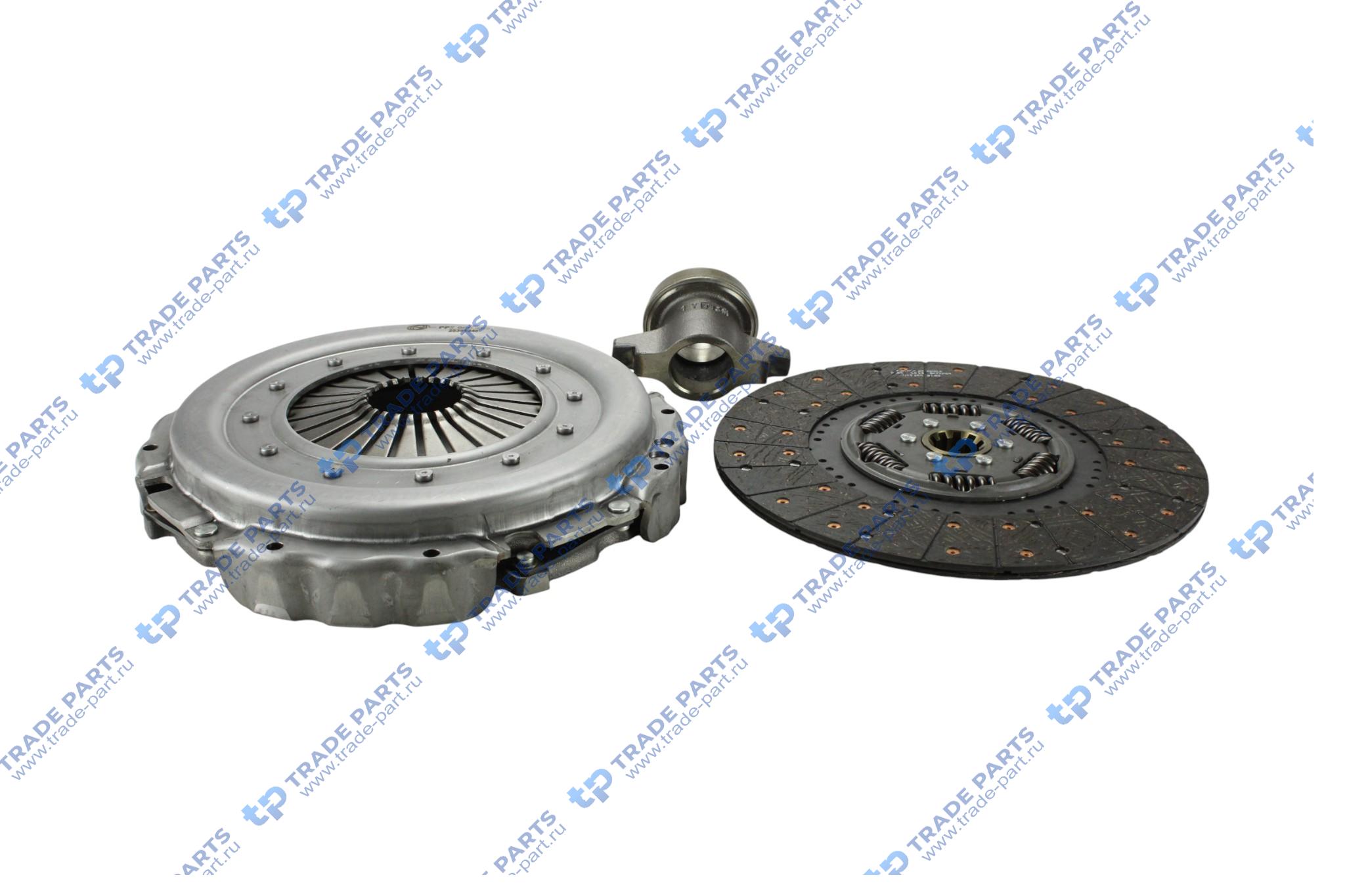 Реальная фотография комплект сцепления ford cargo ecotorq 7,3 zf 9s109 395 mm.