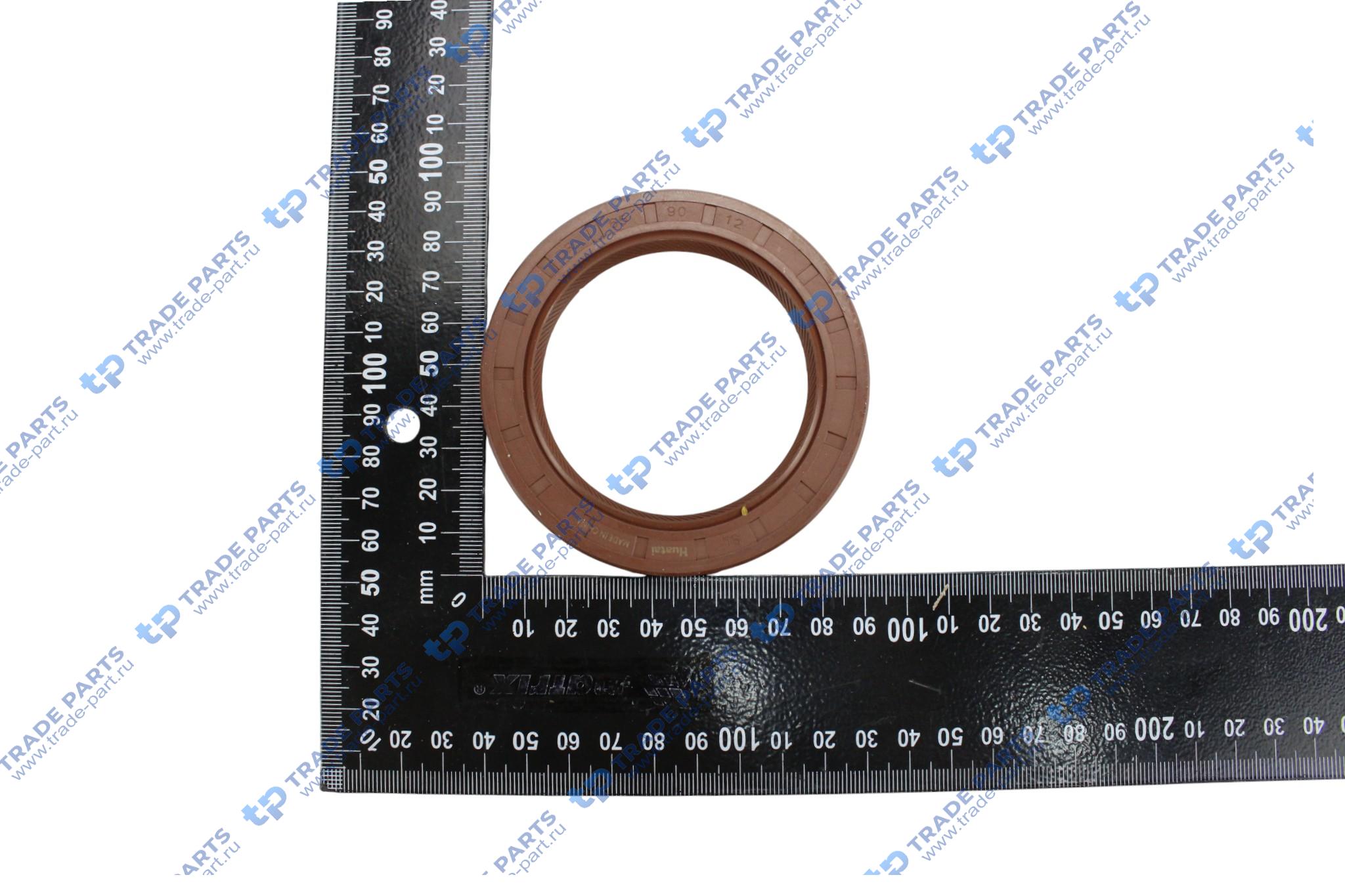 Реальная фотография сальник коленвала передний yuchai yc6105/6108g  yc209-c065090fr huatai