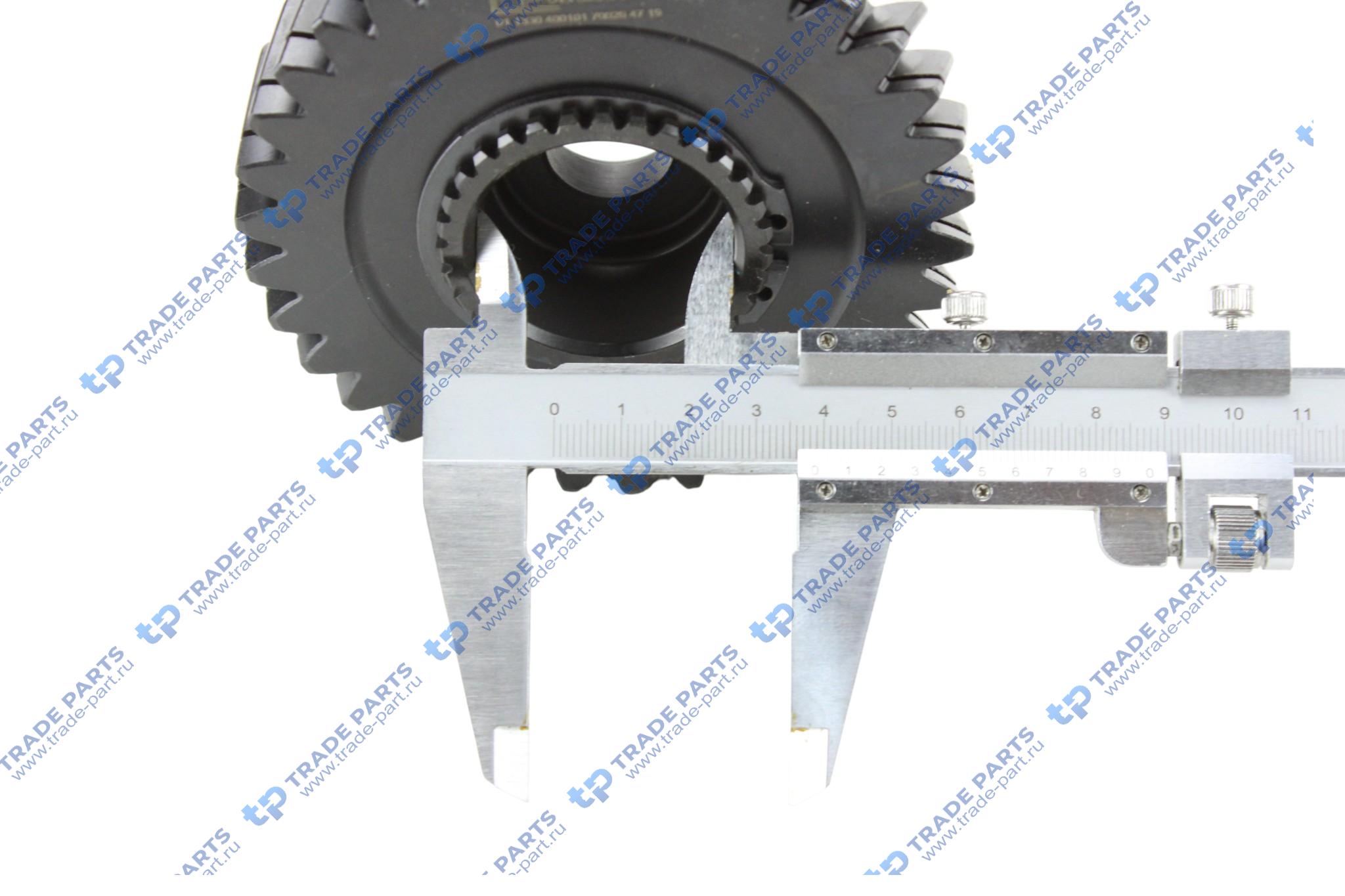 Реальная фотография шестерня привода компрессора 90 мм 34 зуб. mb om401441