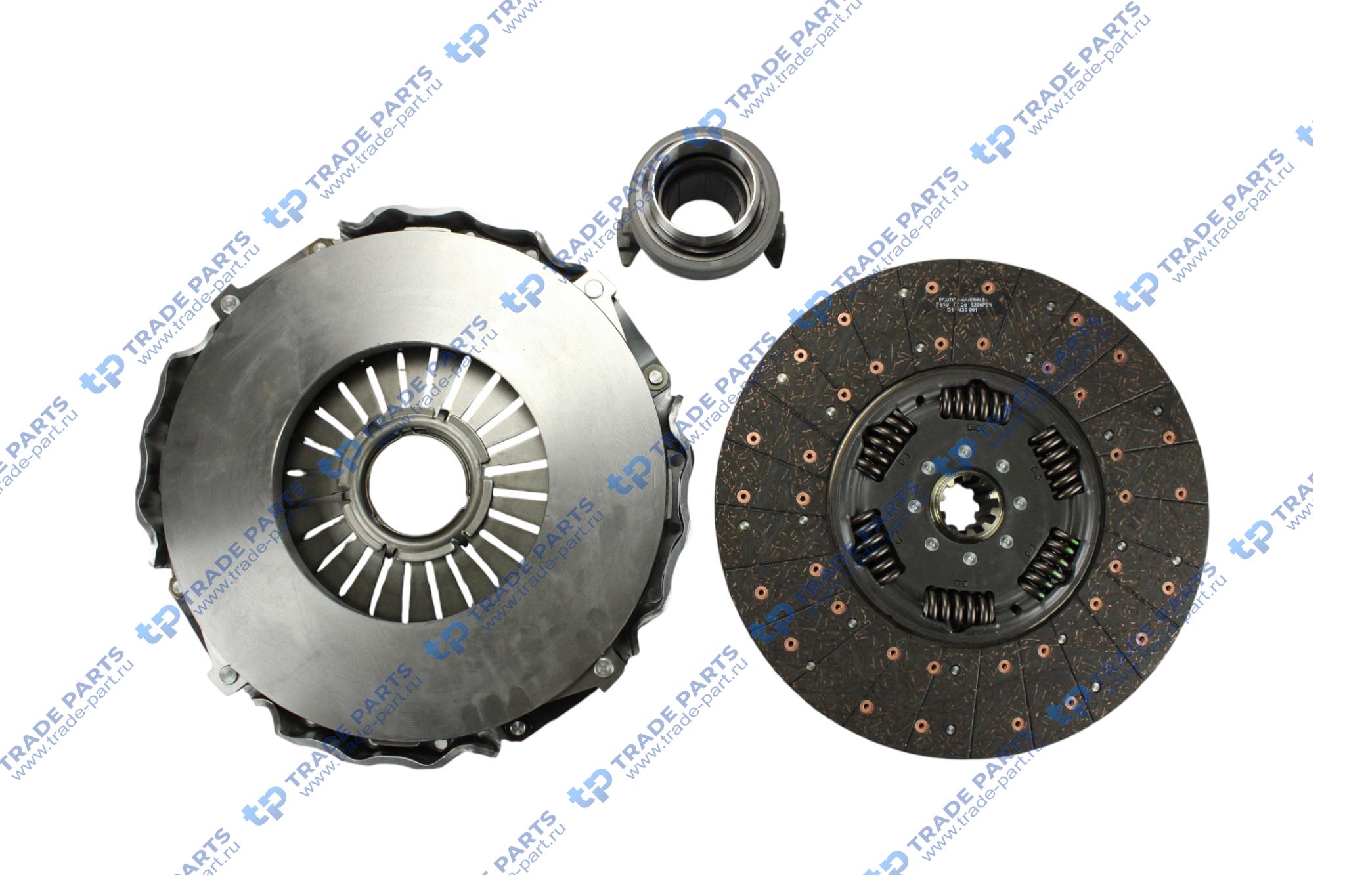 Реальная фотография комплект сцепления mb om402la, om442la, om422, om423, om440la, om446la zf 430 mm.