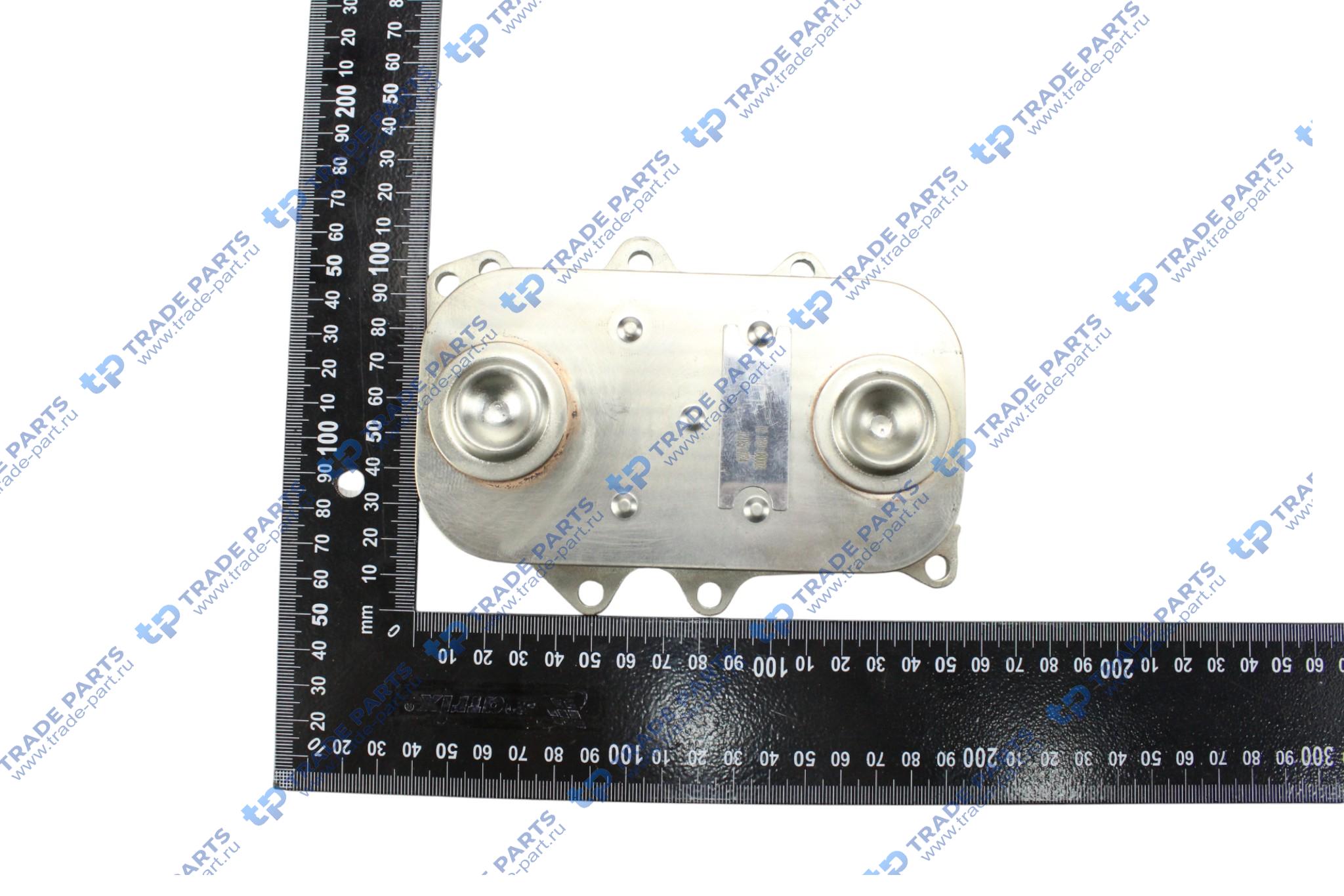 Реальная фотография радиатор масляный man d0834 (4 ребра)