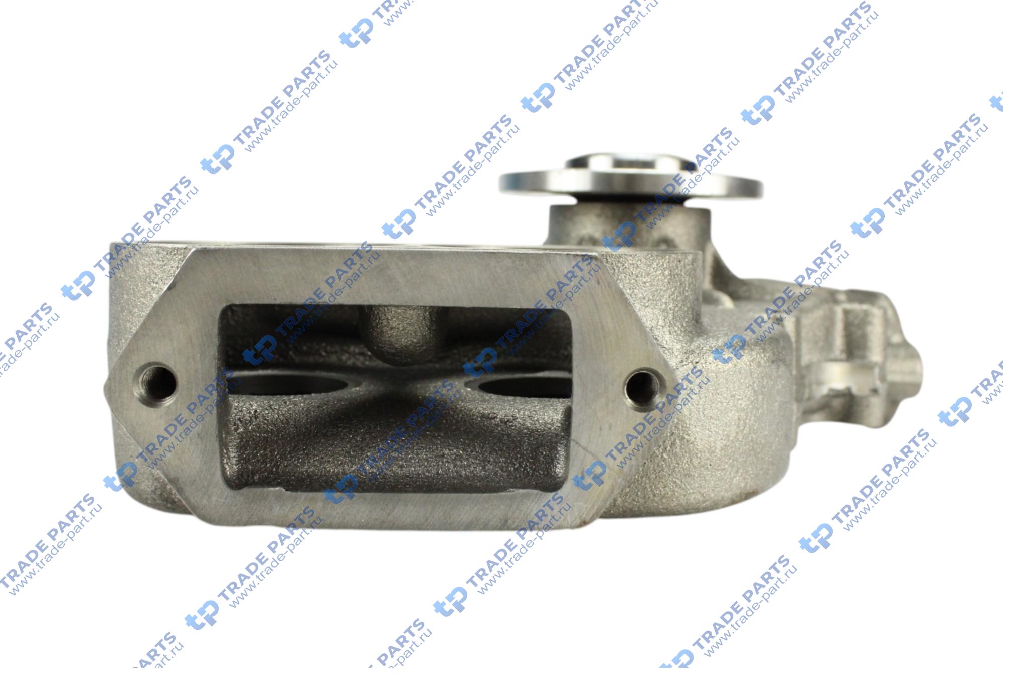 Реальная фотография насос водяной крыльчатка d135mm 2 термостата v6-12 d125/130\man d2866lf02-10/14-16/mb