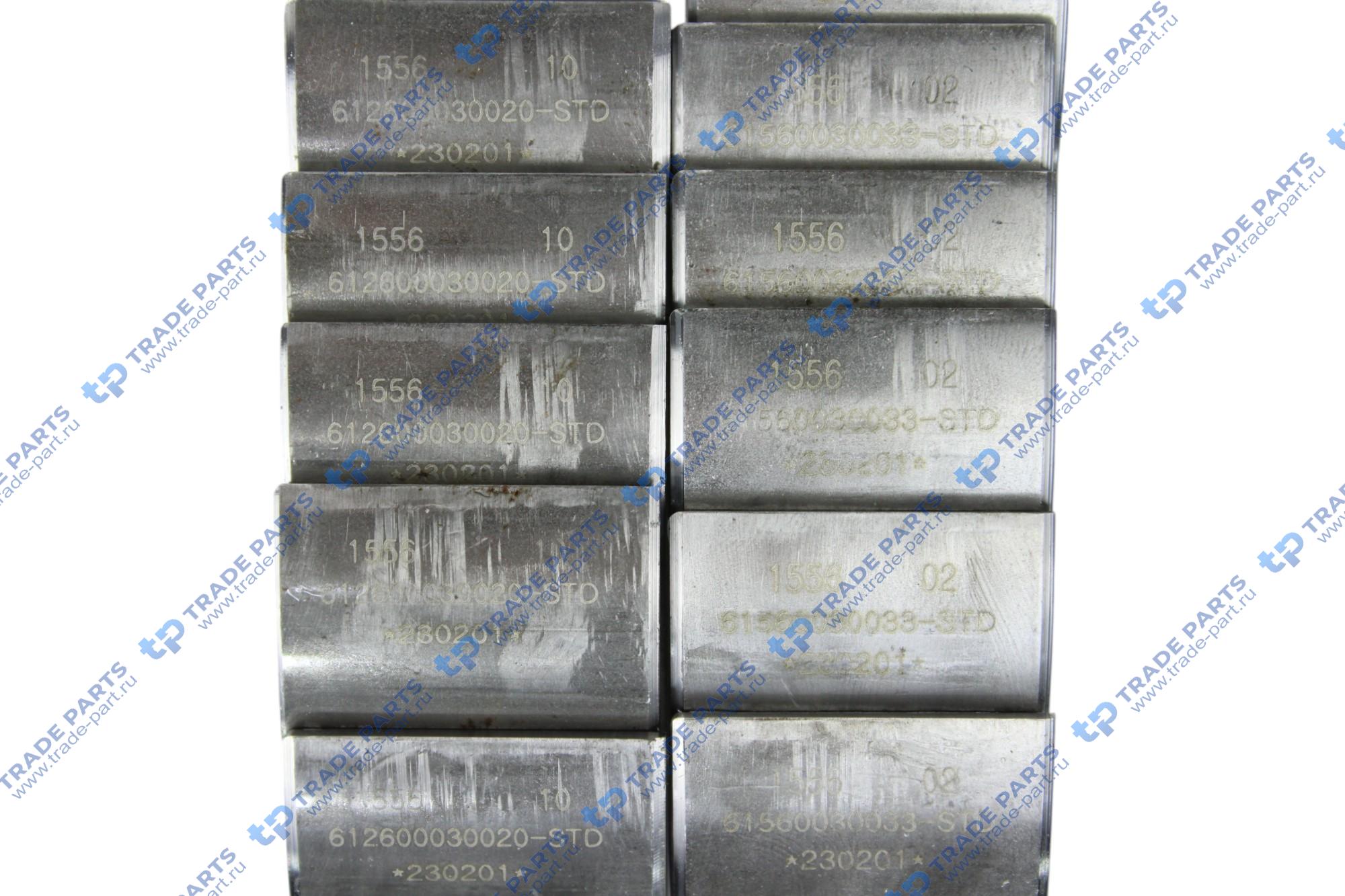 Реальная фотография вкладыши wd615 евро2 шатунные std (комплект 12 шт.)