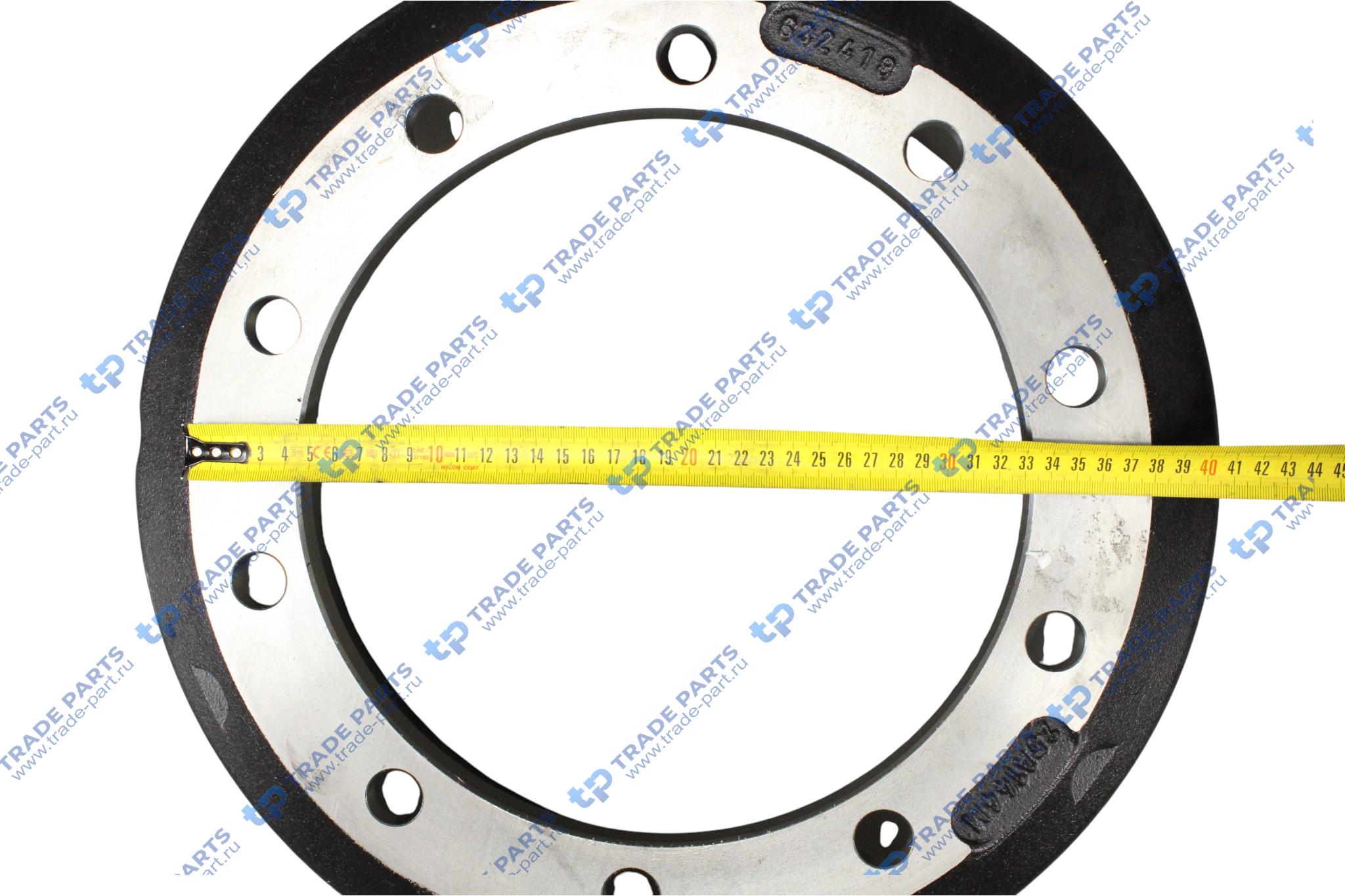 Реальная фотография барабан тормозной bpw (420х180 h226)03.106.67.62.0 пр-во турция