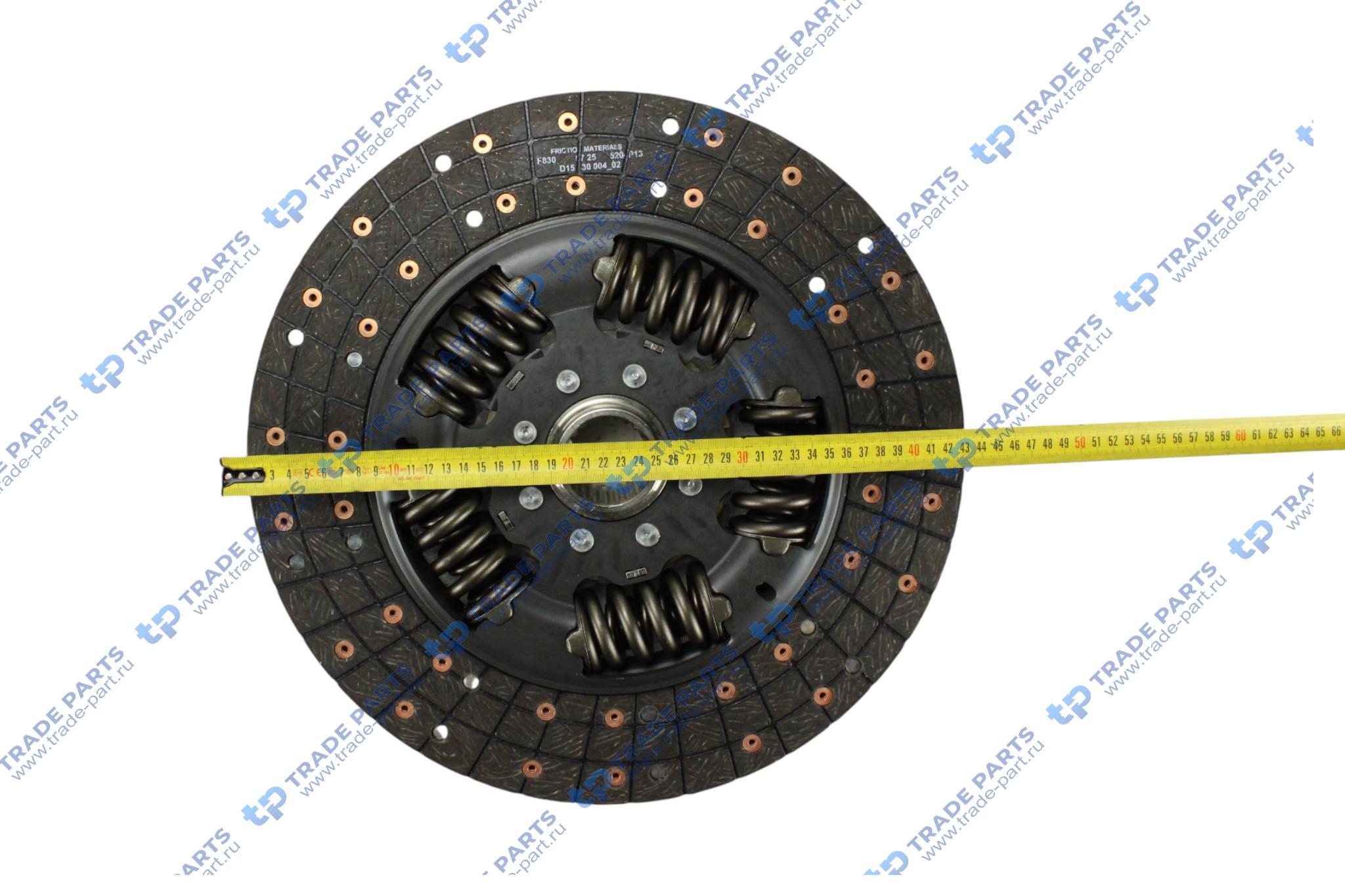 Реальная фотография комплект сцепления 430mm n24 (корзин+диск. без выжим) volvo fh16