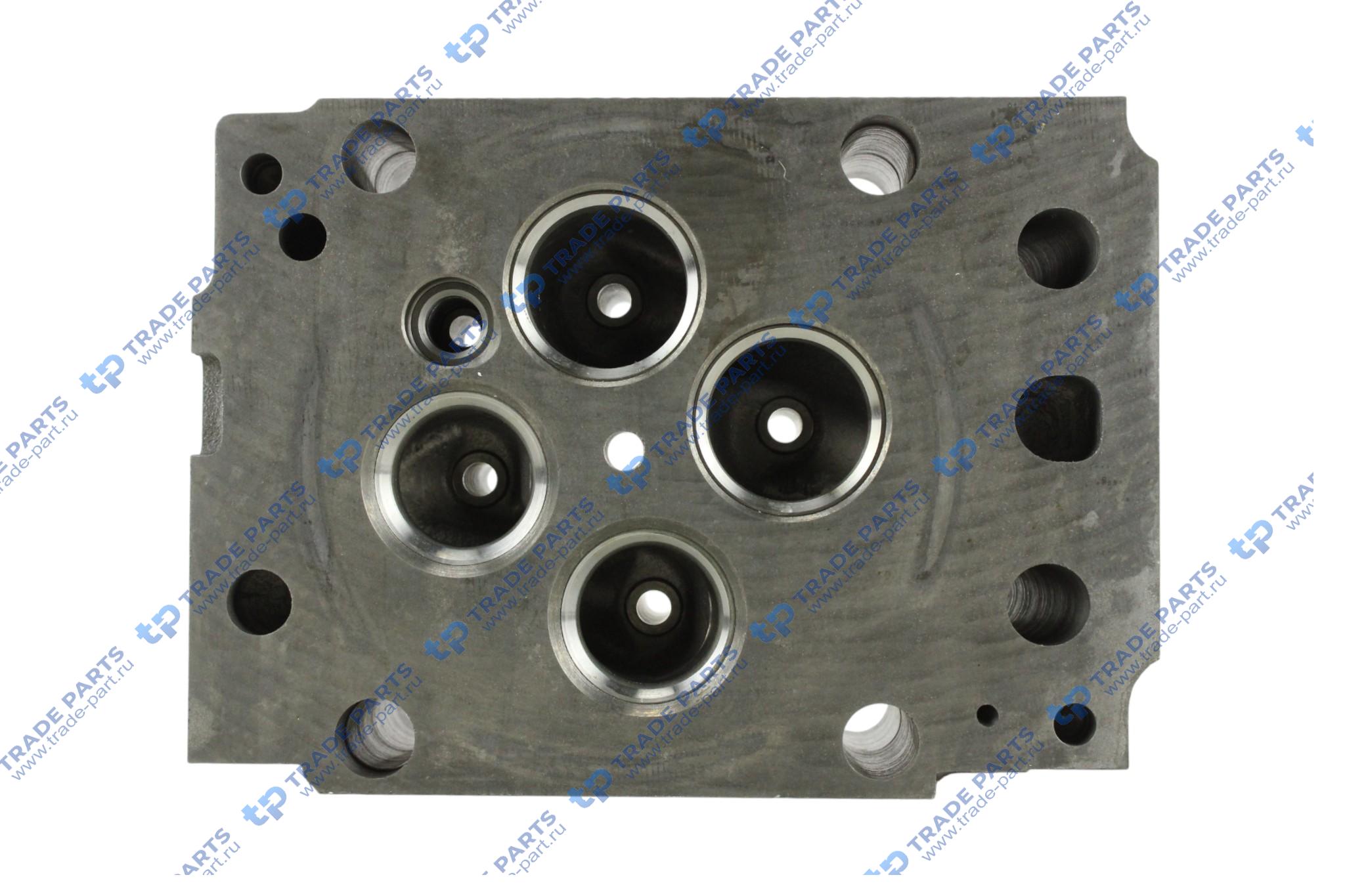 Реальная фотография головка блока (без клапанов) mb om 501/502 la инжекторная втулка m14x1 ø 9,3 мм