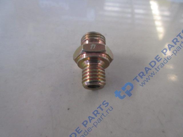 Реальная фотография штуцер m12x1.75,m14x1.5 гидравлический с двойной резьбой sitrak mc11/mc13