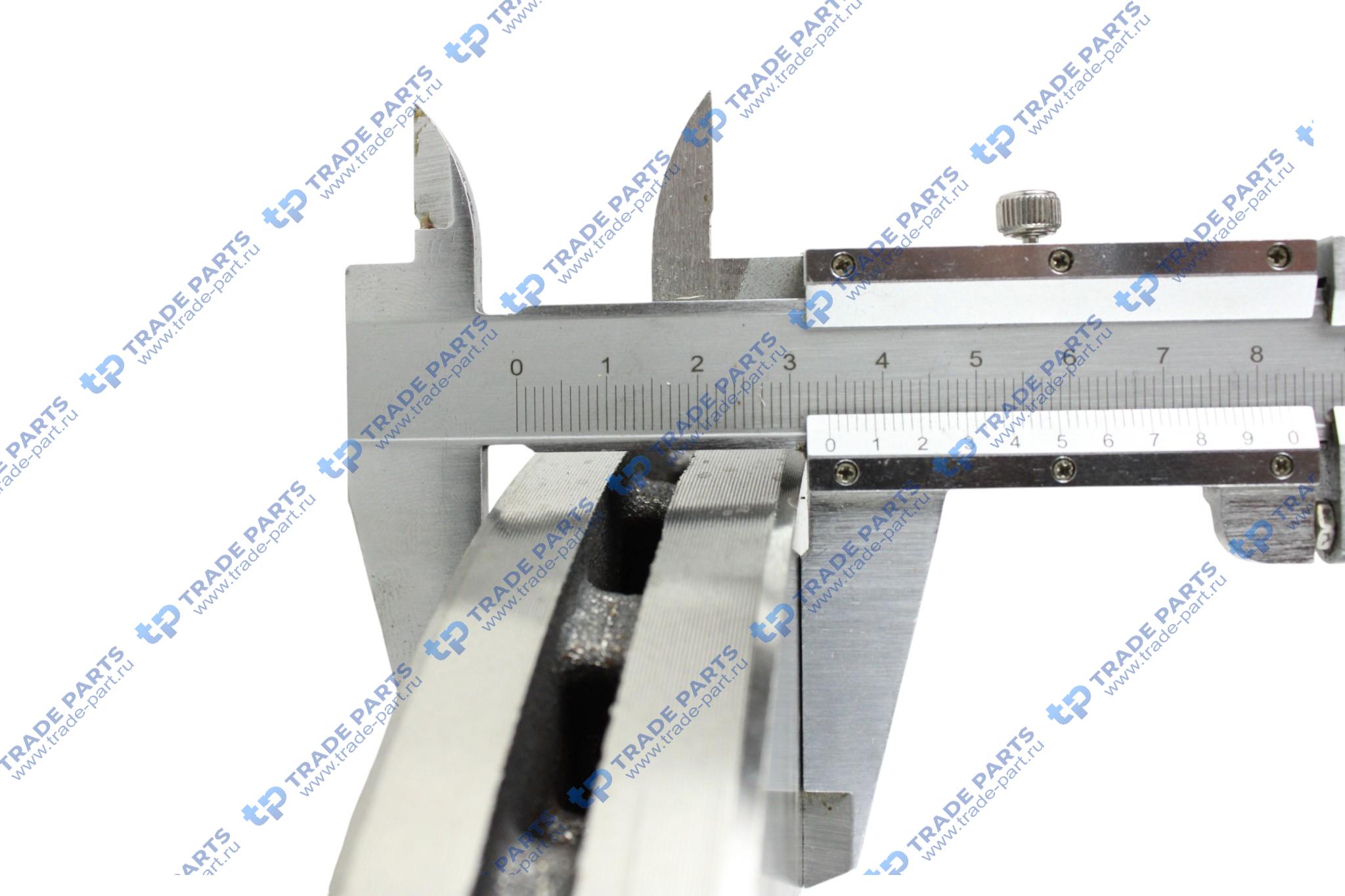 Реальная фотография диск тормозной man tgl передний 334,7х34мм пр-во турция