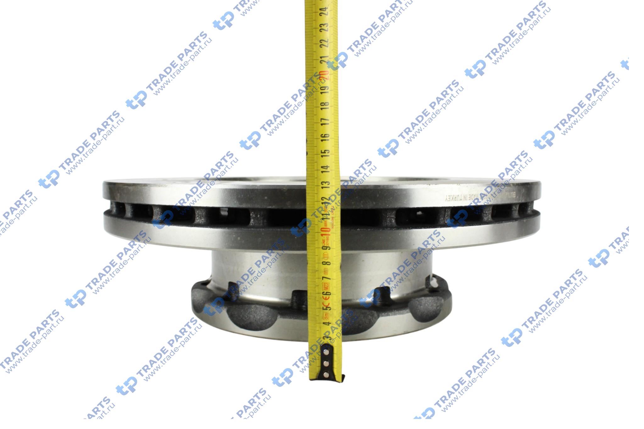 Реальная фотография диск тормозной 430/203x45/131 n10-235-m16x1.5 omn neoplan/evoomn пр-во турция