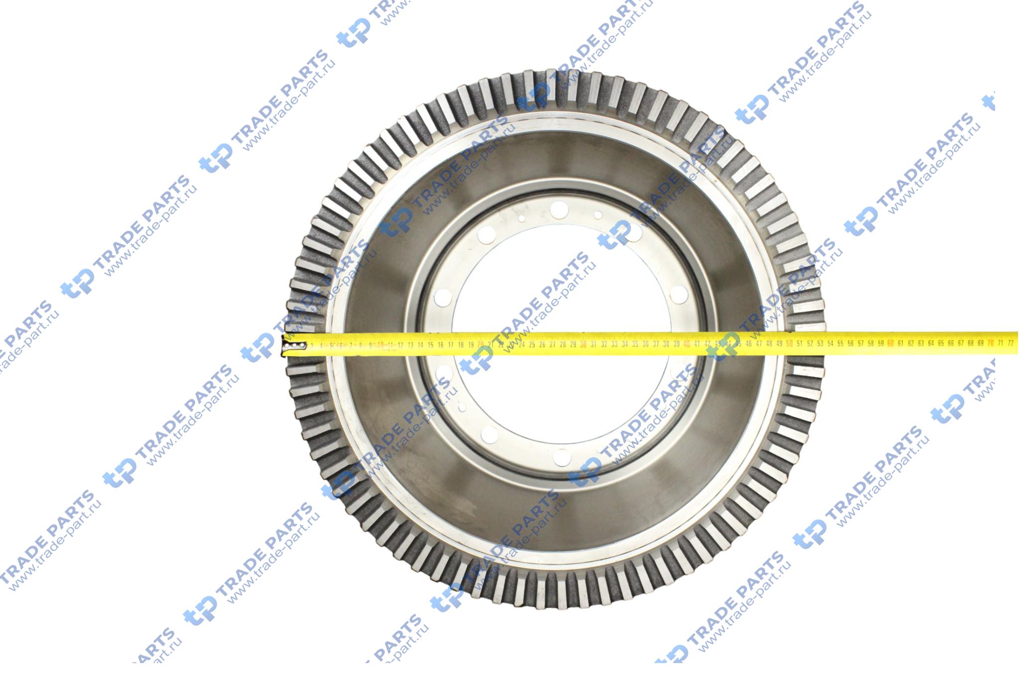 Реальная фотография барабан тормозной scania 413х254 413x254/265 h320 d295/335 n10x23.5 пр-во турция