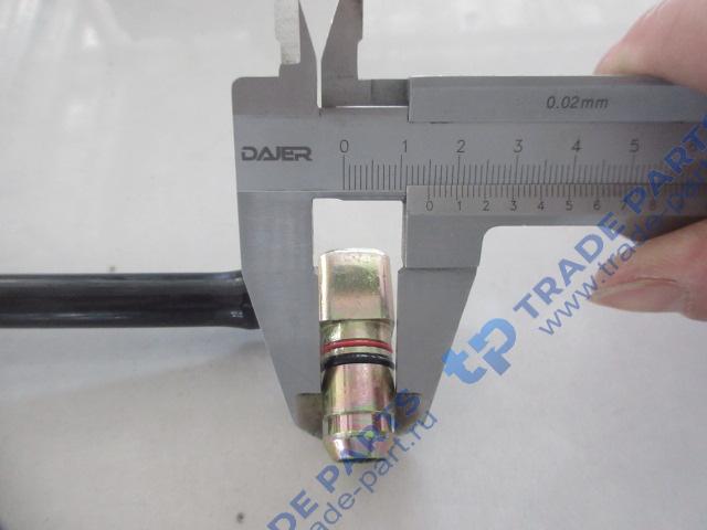 Реальная фотография трубка тормозная правая от ускорительного клапана к модулятору абс faw качество о