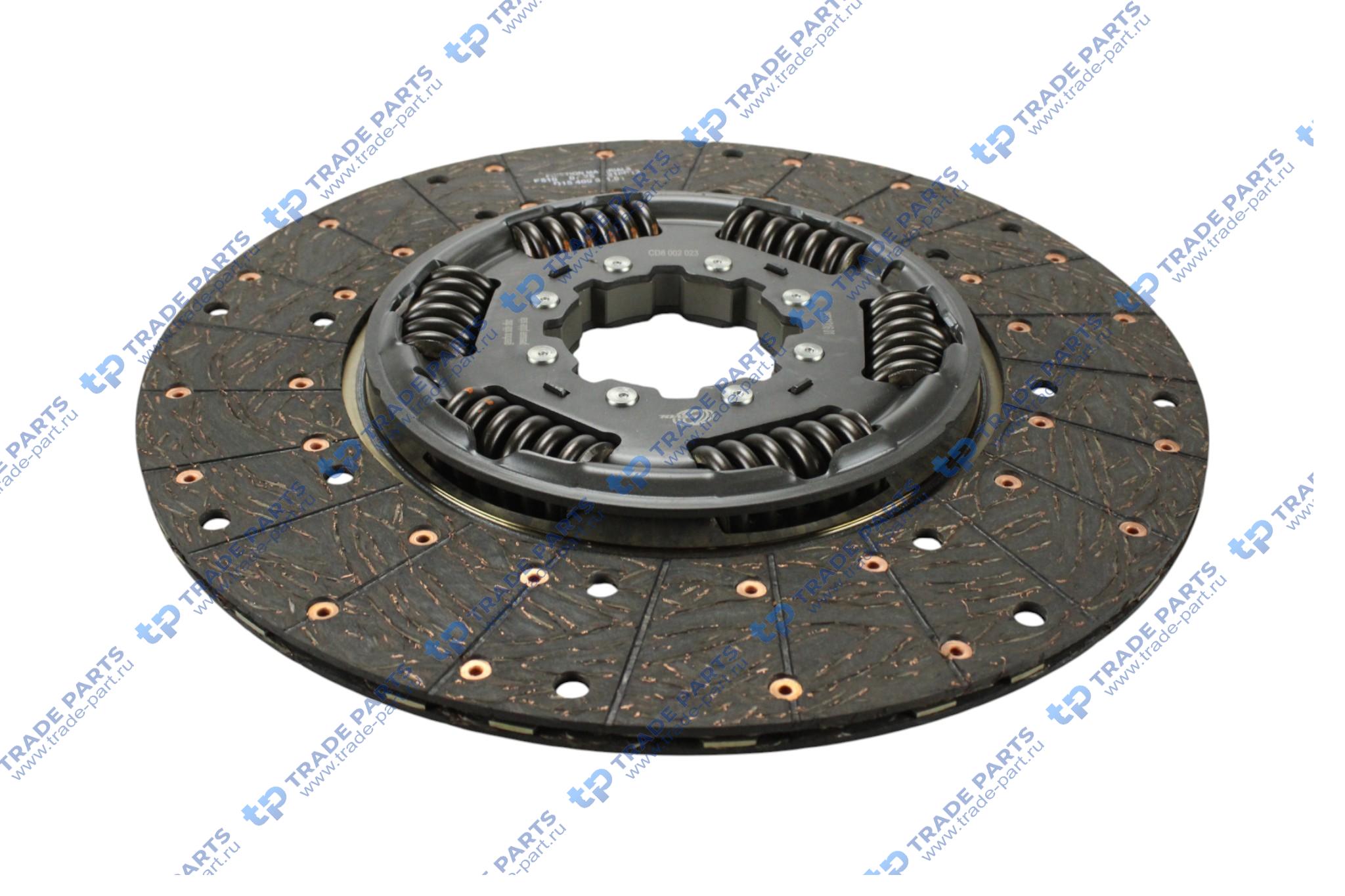 Реальная фотография диск сцепления без шлицов man tga, tgs, tgx d2066lf, d2676lf zf ecosplit 3 manuel 400 mm. twin disc