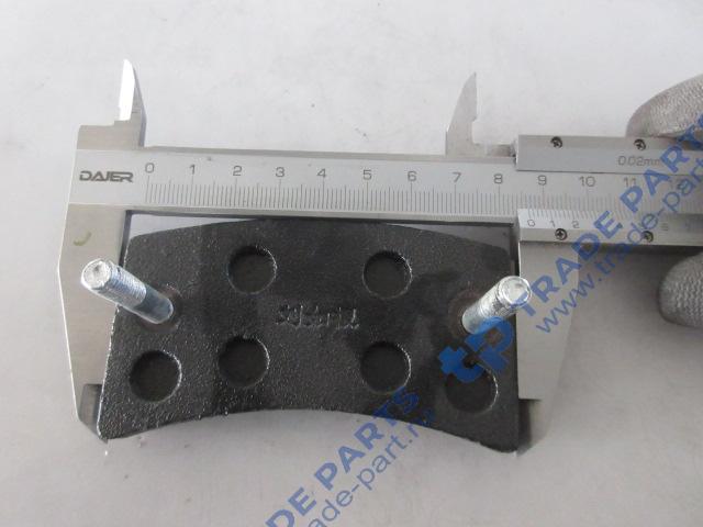 Реальная фотография колодки тормозные стояночного тормоза zl50h-1-013, zl50h-1-012