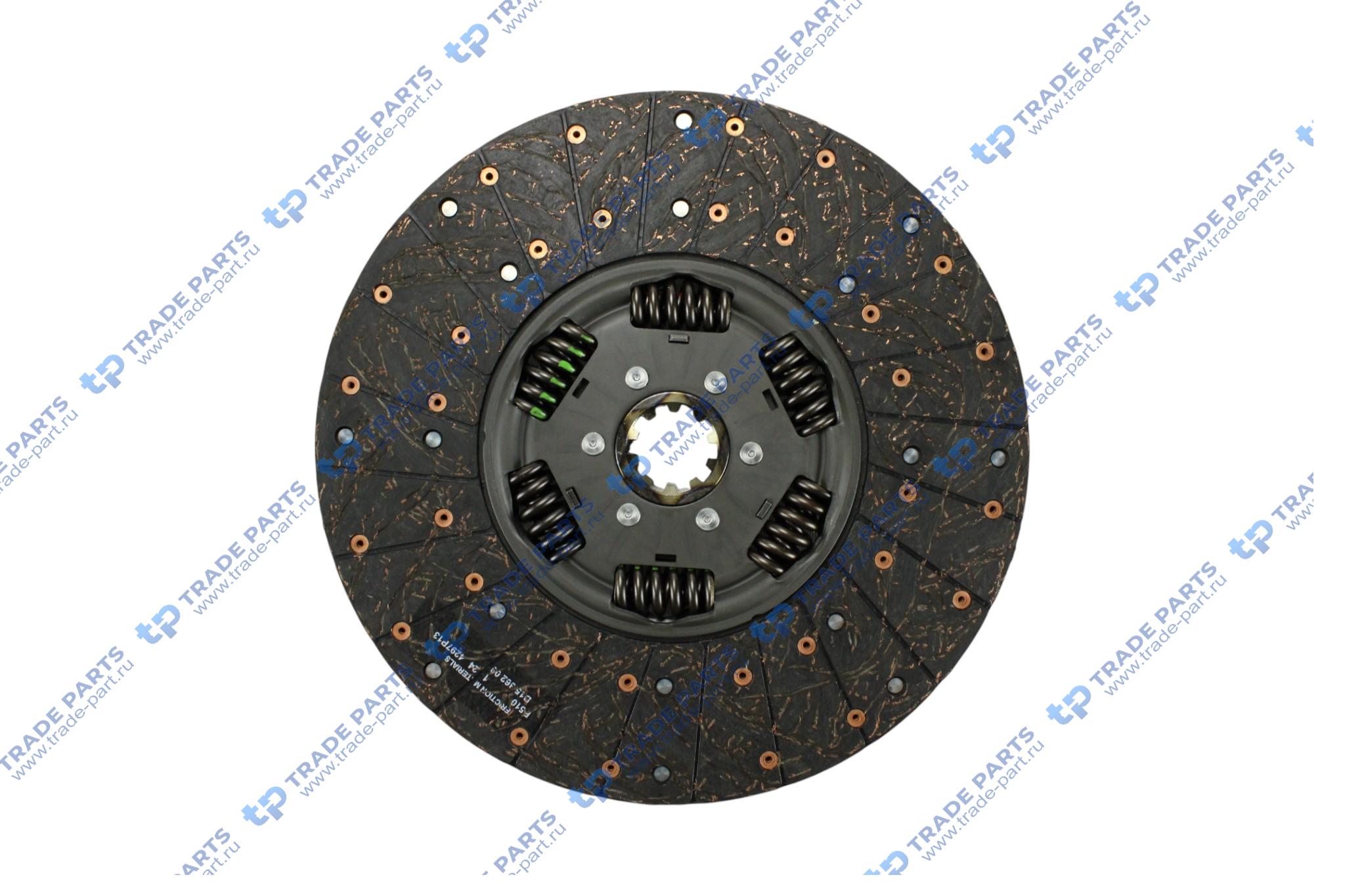 Реальная фотография диск сцепления 362mm n10 rvi midlum