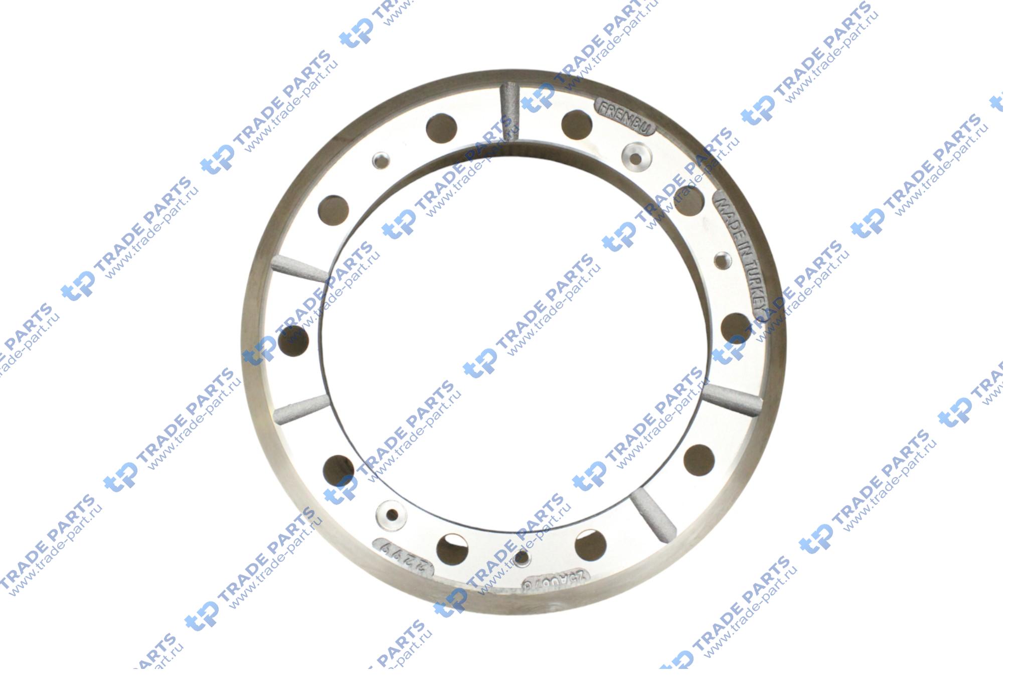 Реальная фотография барабан тормозной scania 413х254 413x254/265 h320 d295/335 n10x23.5 пр-во турция