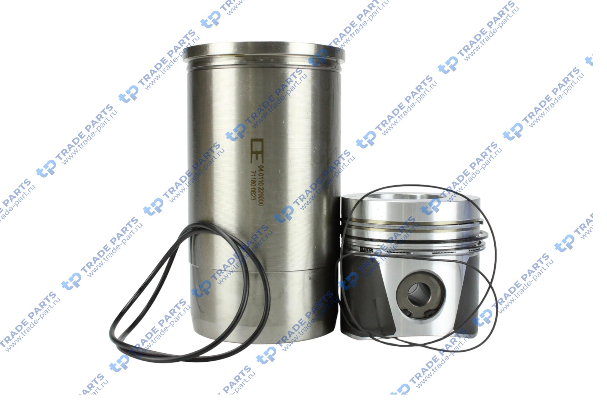 Реальная фотография поршнекомплект с гильзой deutz