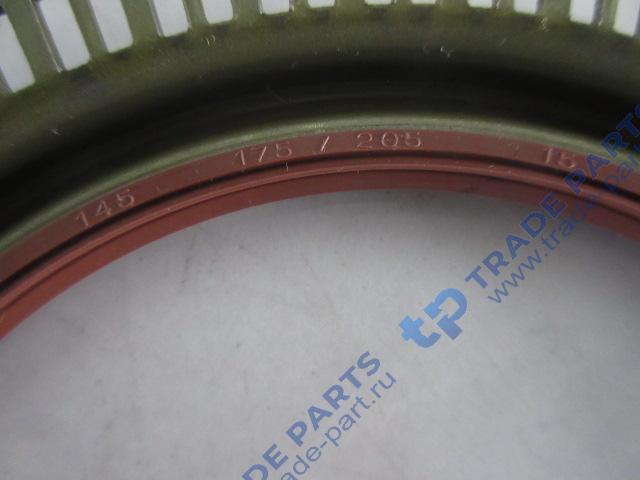 Реальная фотография сальник 145*175/205*14/9 ступицы задней  (абс) (мост hdz300) shaanxi x3000