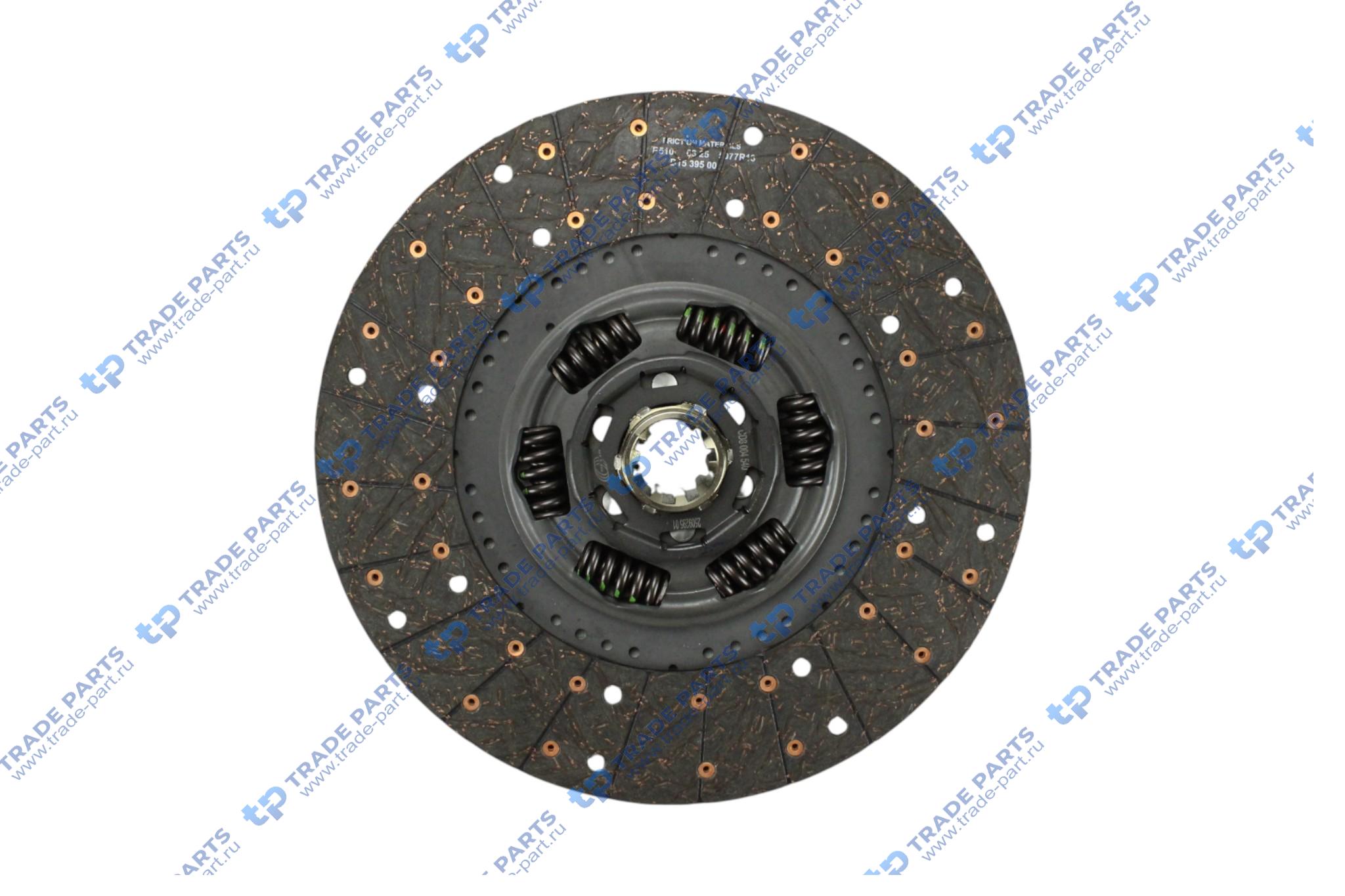 Диск сцепления MAN TGL D0834LFL79 ZF 6S-800 TO, ZF 6AS-800/1000 395 mm.