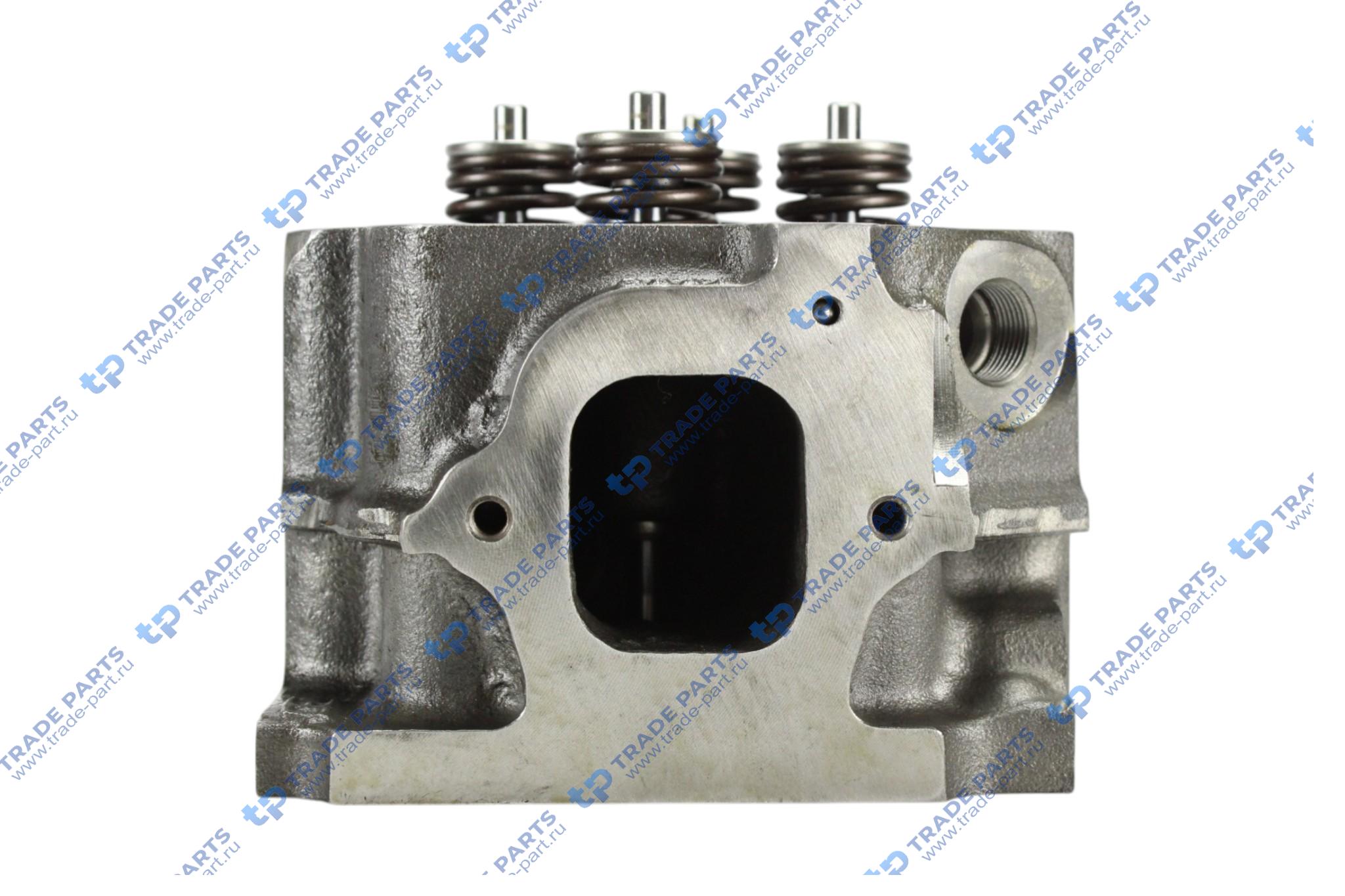 Реальная фотография головка блока (с клапанами) mb om 501/502 la инжекторная втулка m14x1 ø 9,3 мм