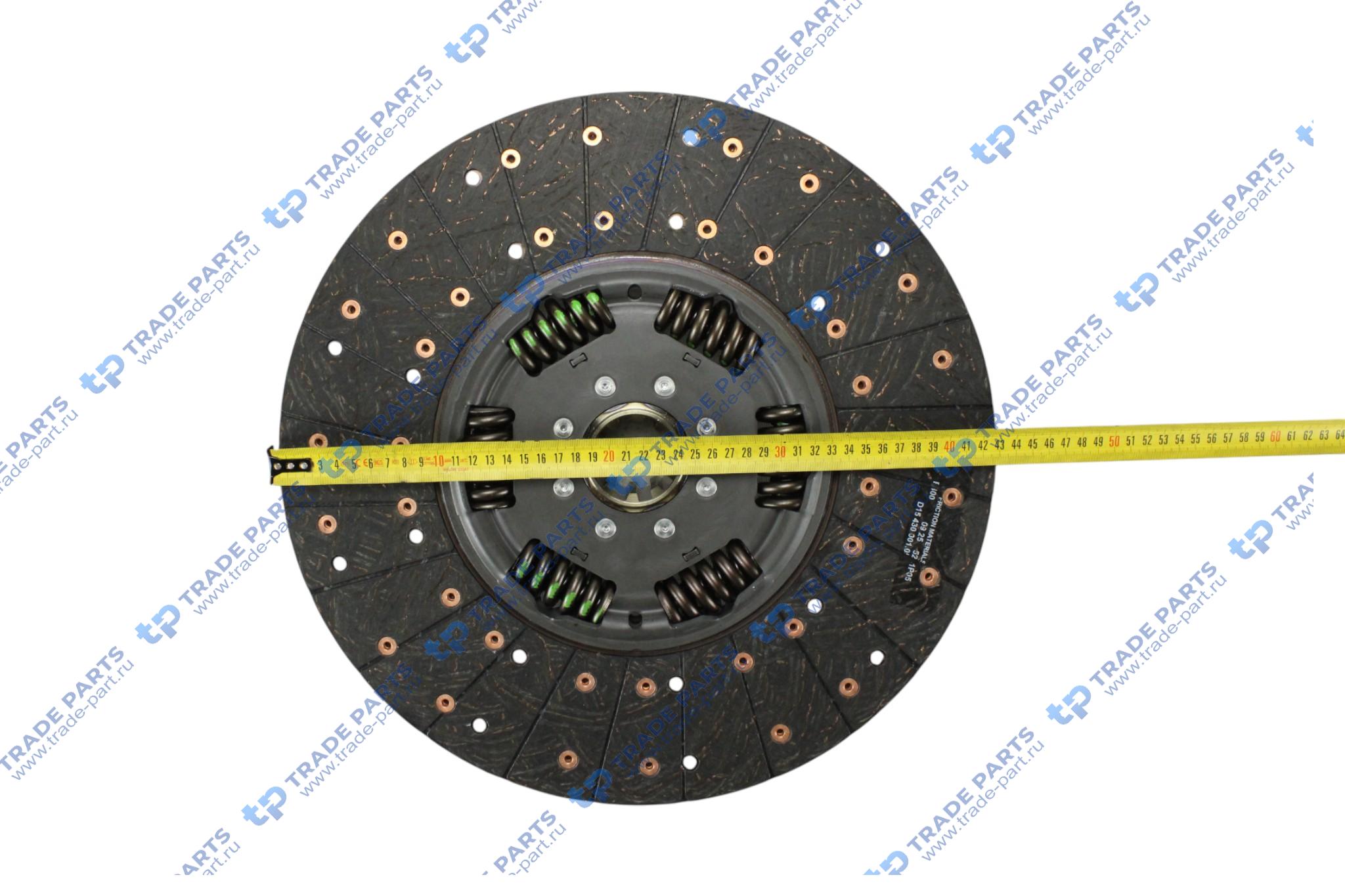 Реальная фотография комплект сцепления man tgs, tgx zf as-tronic amt 430 mm.