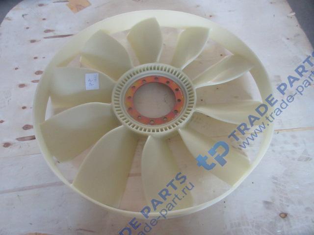 Реальная фотография крыльчатка вентилятора d=650 10 лопастей с ободом wp12 shaanxi