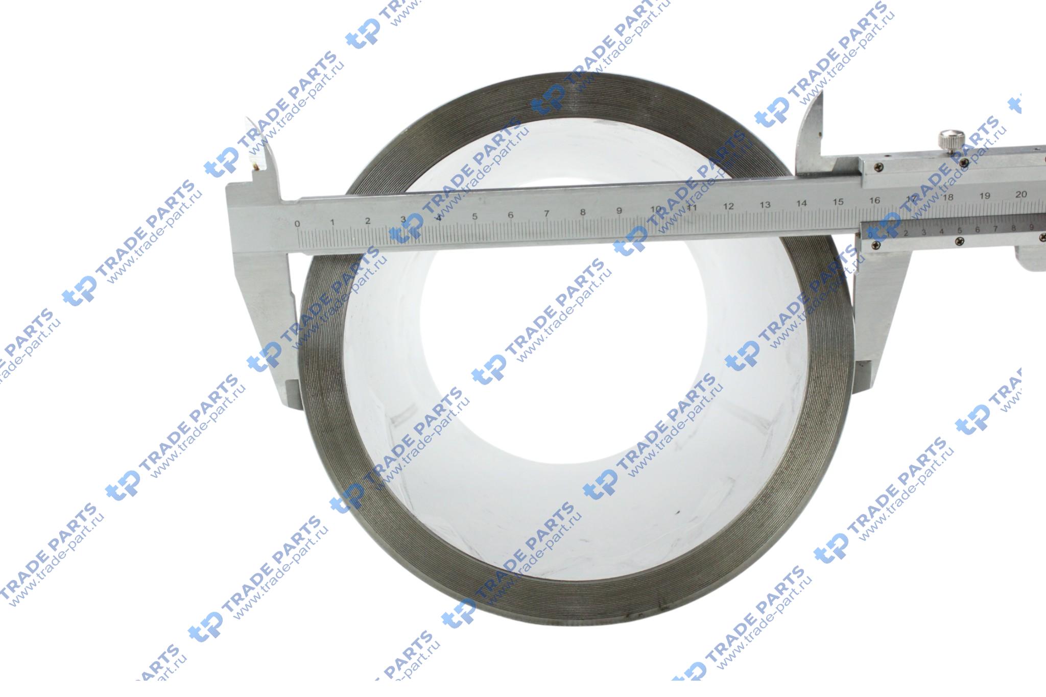 Реальная фотография гильза цилиндра a=142 c=159 l=257 h+f=9,95 (без упл. колец) mb om 471 la без огнеупорного кольца