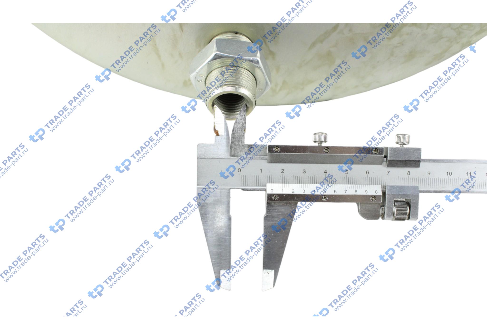 Реальная фотография пневморессора renault (металлический стакан) (1 шп. m12,1 шп.-шт. m16/24х1.5мм)