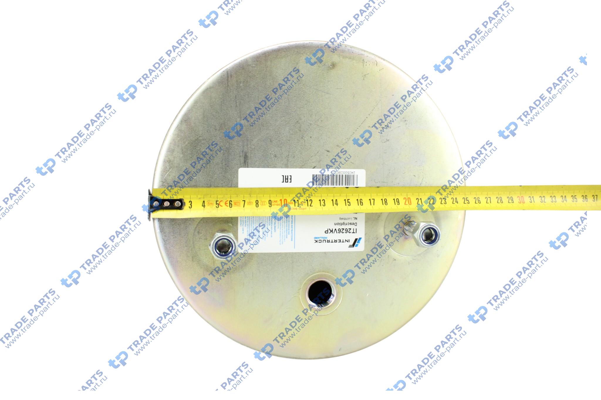 Реальная фотография пневмоподушка с пластиковым стаканом (высота стакана - 220мм) saf