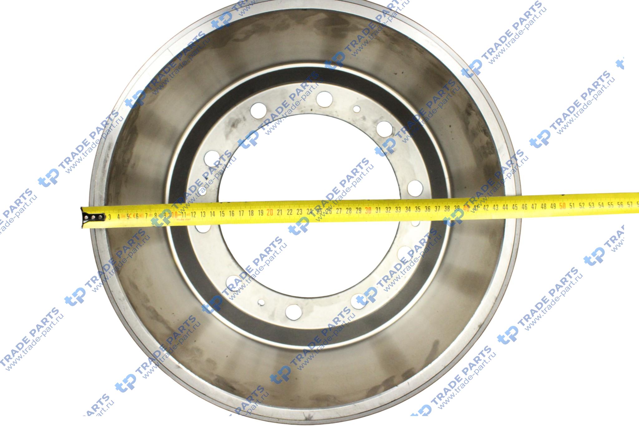 Реальная фотография барабан тормозной 420x200/216 h=287.5 d=285/335 n10x24 daf пр-во турция