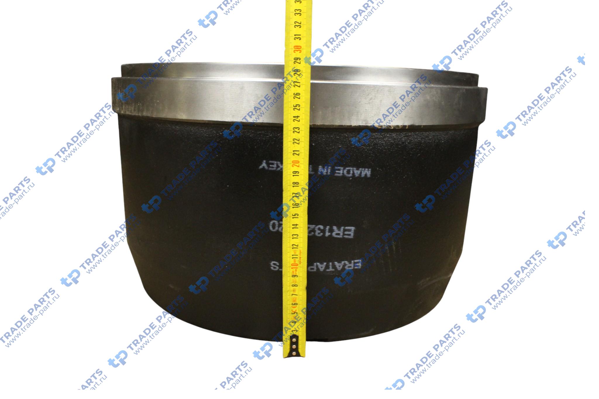 Реальная фотография барабан тормозной 420x200/216 h=287.5 d=285/335 n10x24 daf пр-во турция