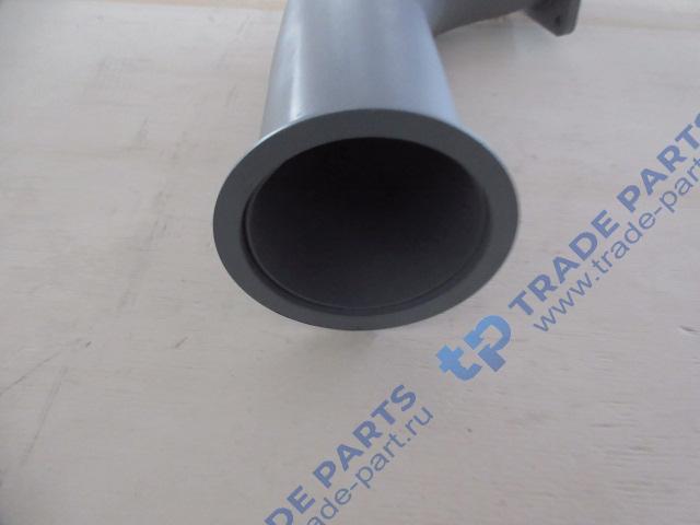 Реальная фотография труба выхлопной системы передняя часть с изгибом faw j6 са3250 качество о