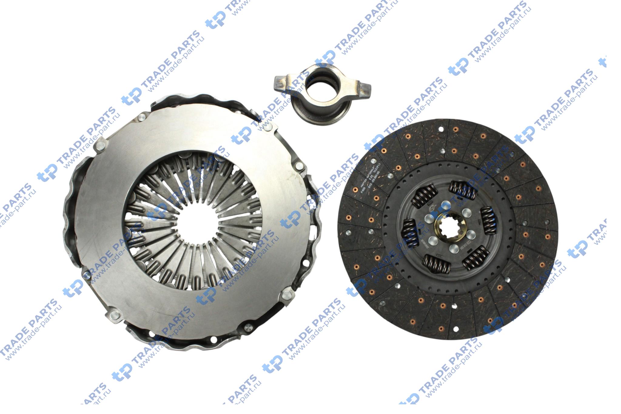 Реальная фотография комплект сцепления ford cargo ecotorq 7,3 zf 9s109 395 mm.