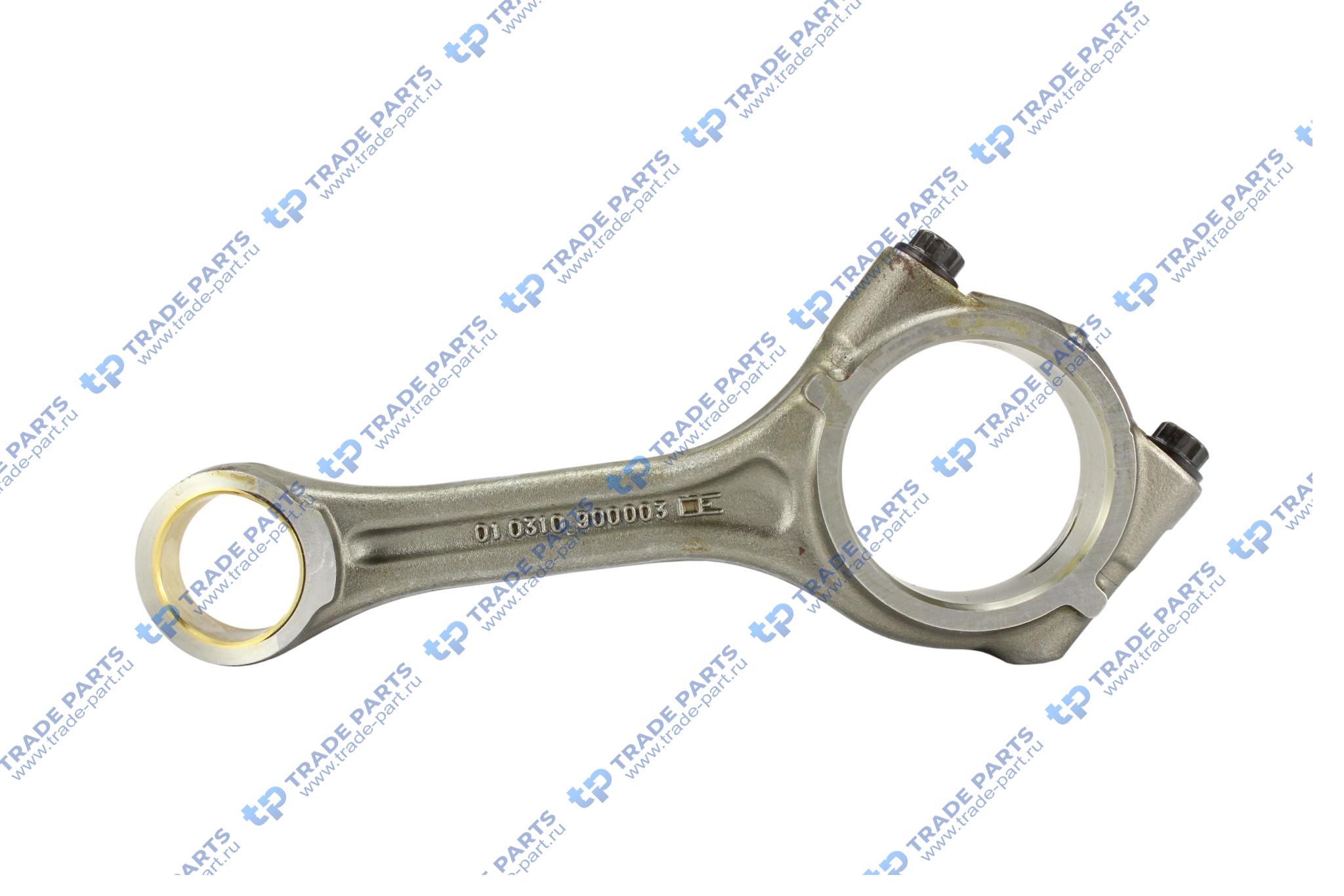 Реальная фотография шатун r4/6 d102 трапецевидный [d=42 d=75 l=215]