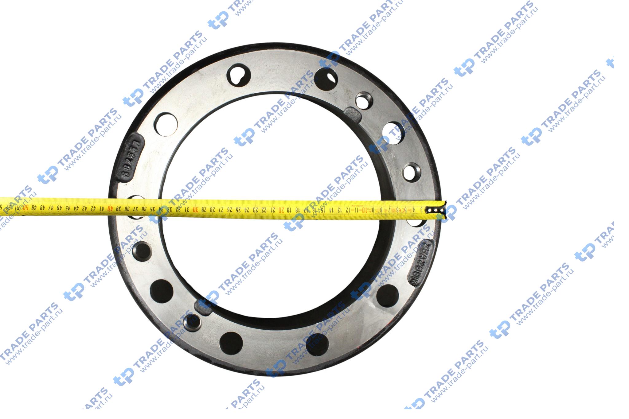 Реальная фотография барабан тормозной volvo fl/f/fm/fh/nh 410x200/218 h=294 d=282/335 n10x28/n2xm20/n2x18/9 пр-во турция